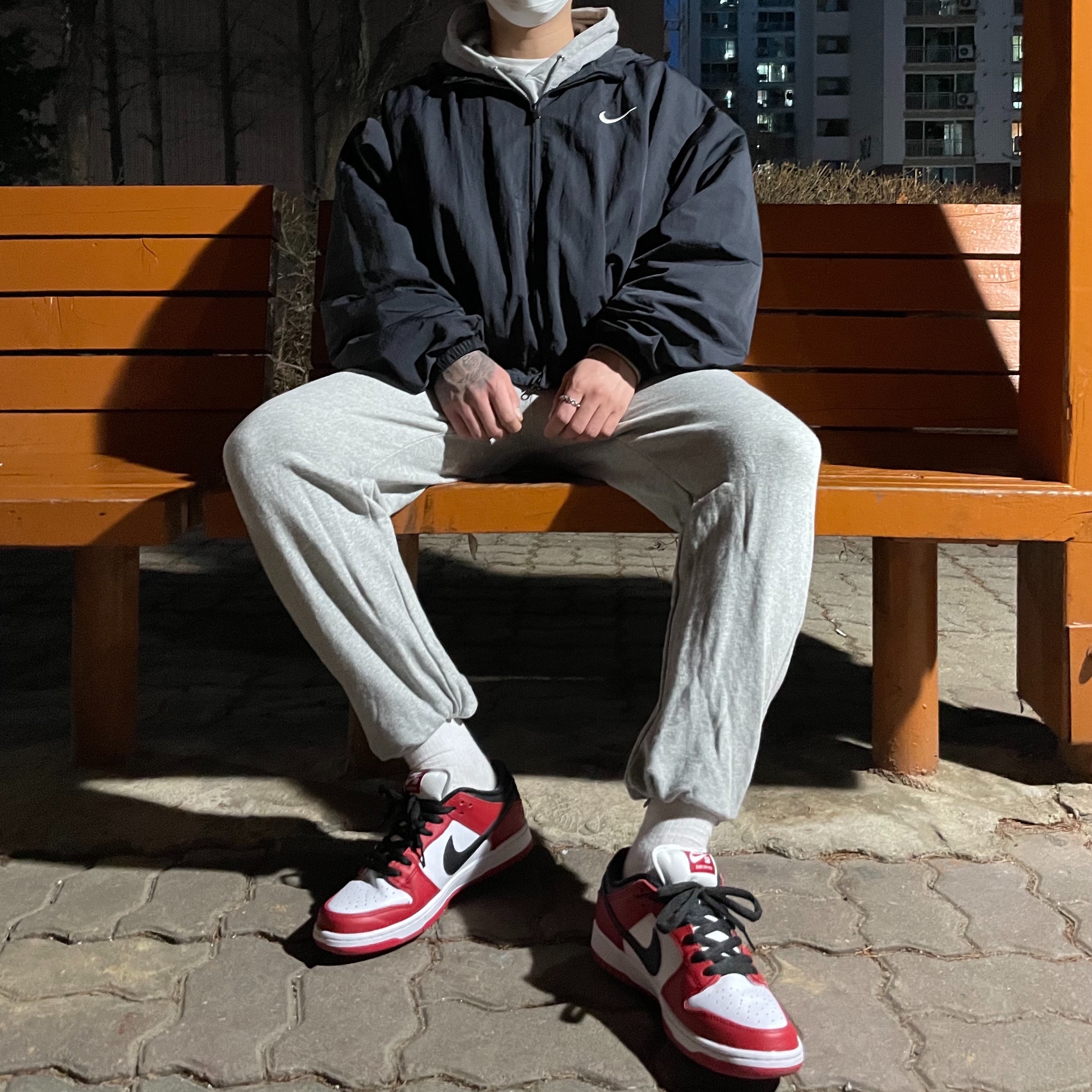 Nike SB Dunk Low Pro Chicago 착용 스타일