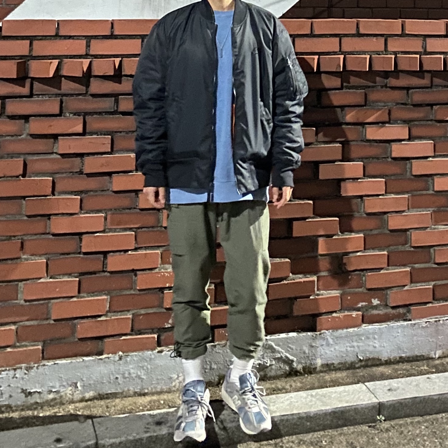 New Balance 878 Steel Blue 착용 스타일