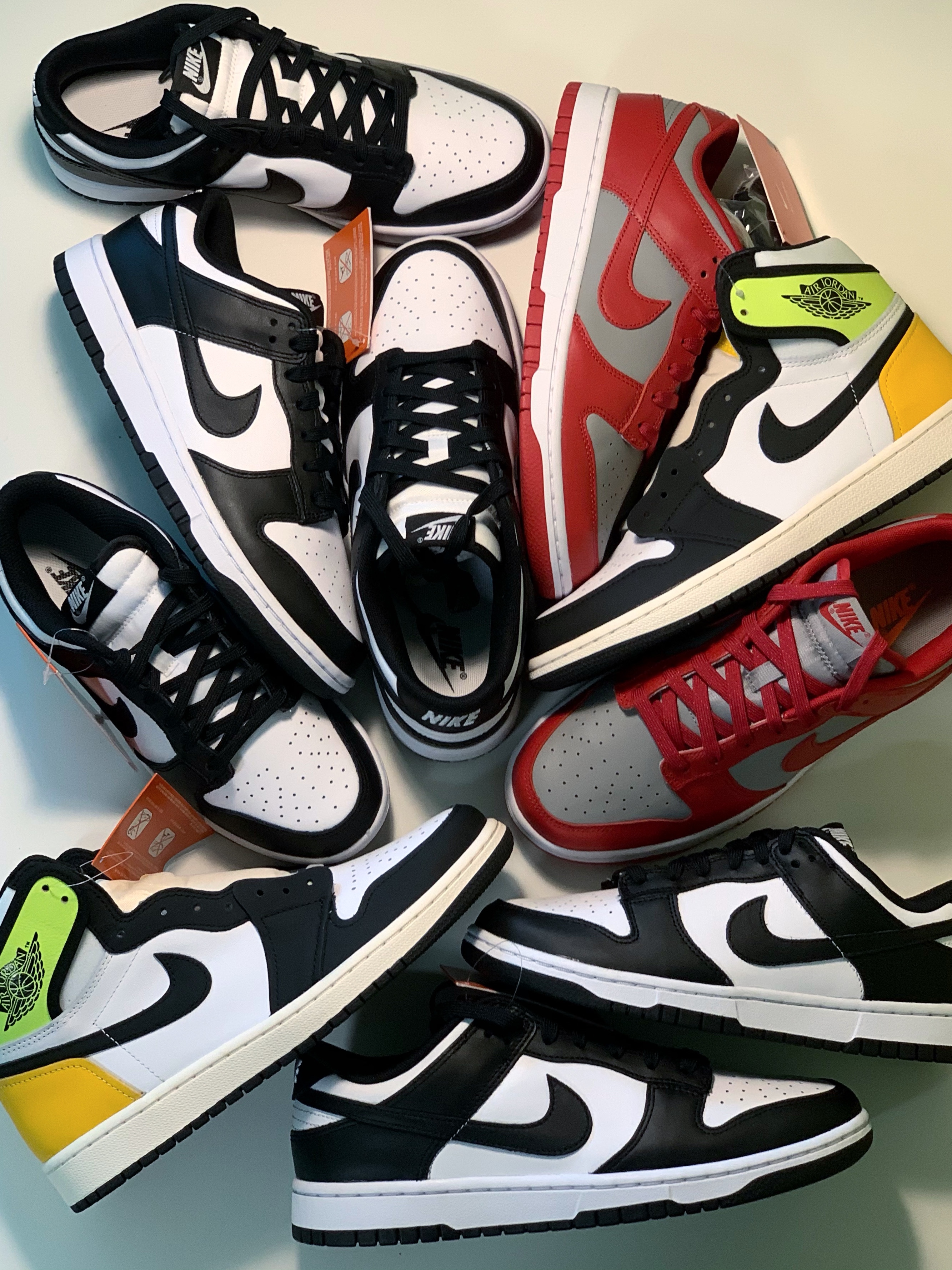 Nike Dunk Low Retro Black, (W) Nike Dunk Low Black 착용 스타일