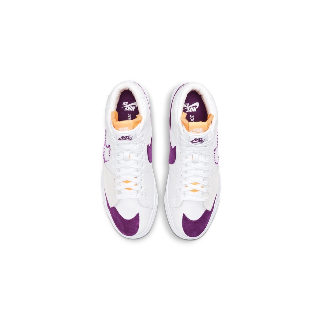 Nike x Sacai Blazer Mid White Black Legend Blue, Nike x Sacai Blazer Mid Snow Beach 착용 스타일 - 5