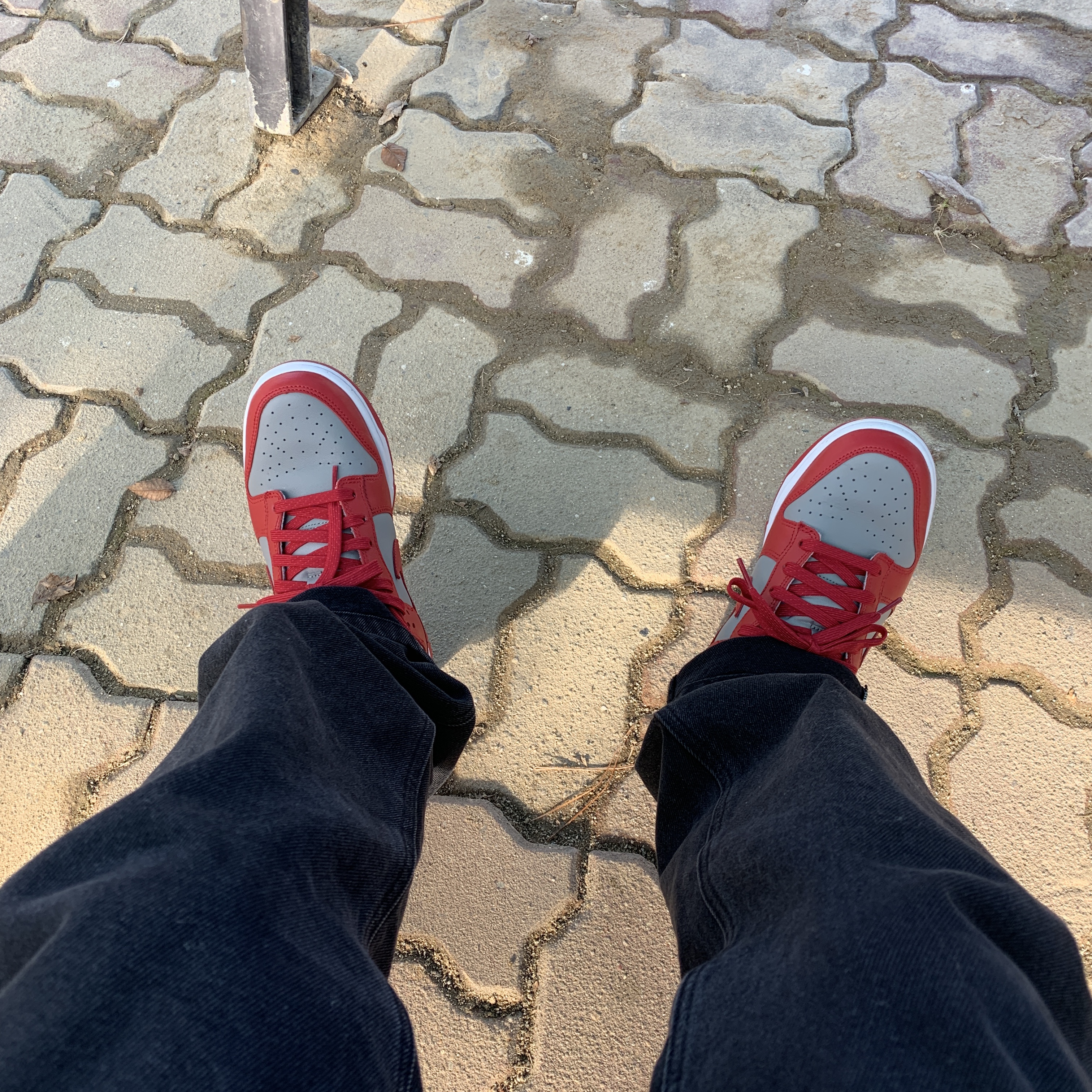 Nike Dunk Low Retro Medium Grey 착용 스타일