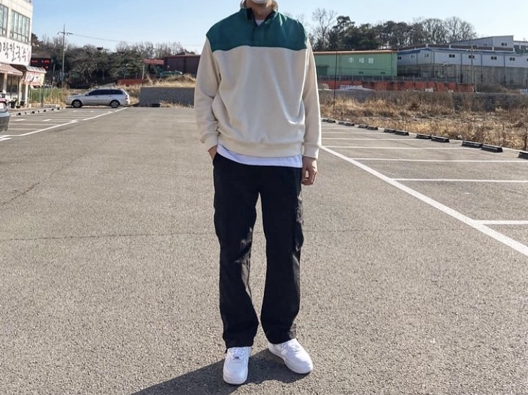 Nike Air Force 1 '07 Low White 착용 스타일