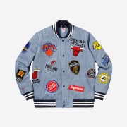 Supreme x Nike NBA Teams Warm-Up Jacket Denim - 18SS