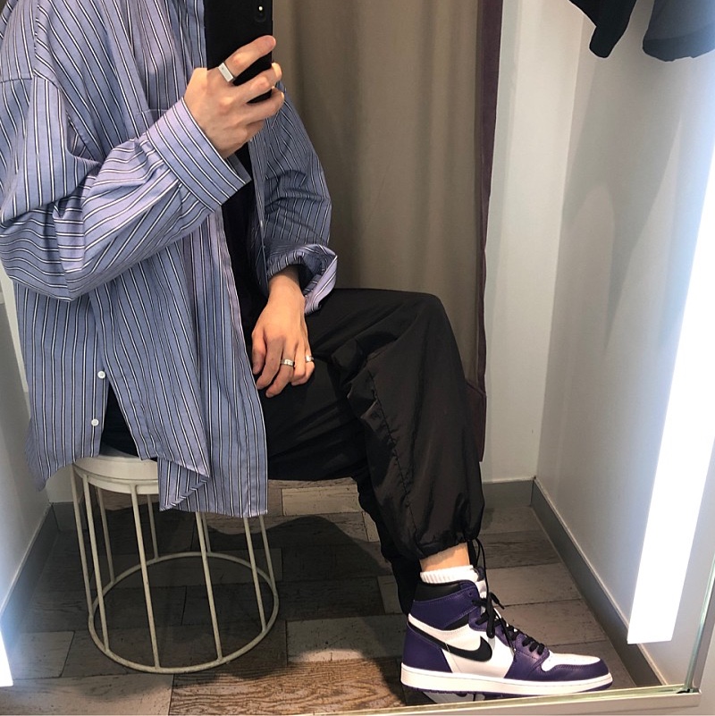 Jordan 1 Retro High OG Court Purple 2020 착용 스타일