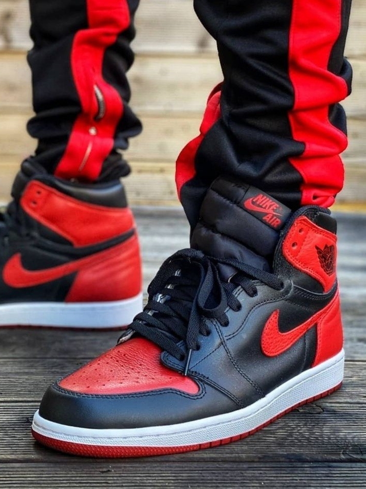 Jordan 1 Retro High OG Bred Banned 2016 착용 스타일 - 2
