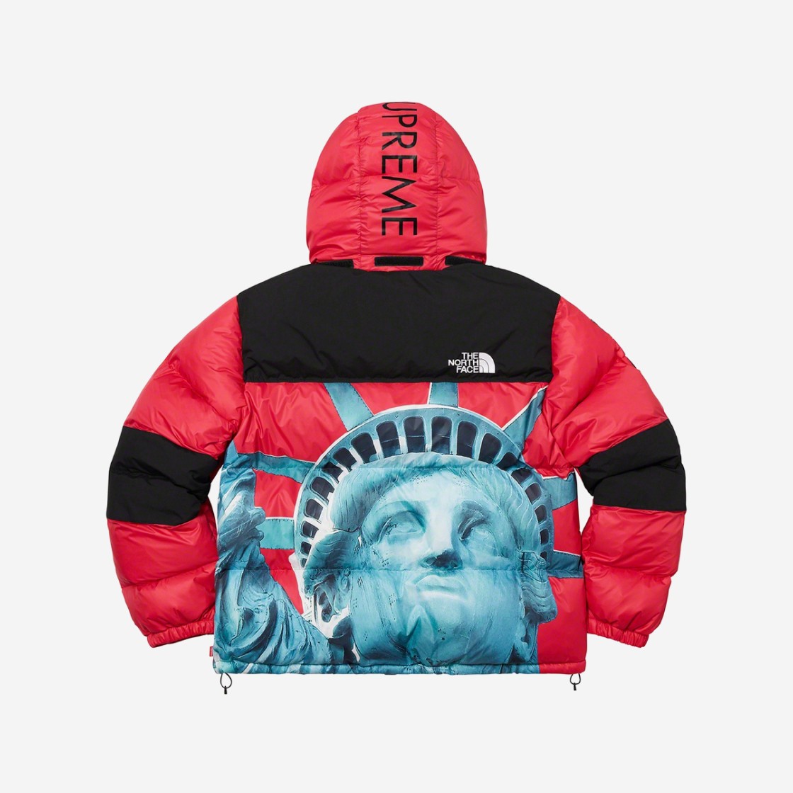 Supreme x The North Face Statue of Liberty Baltoro Jacket Red - 19FW 상세 이미지 3