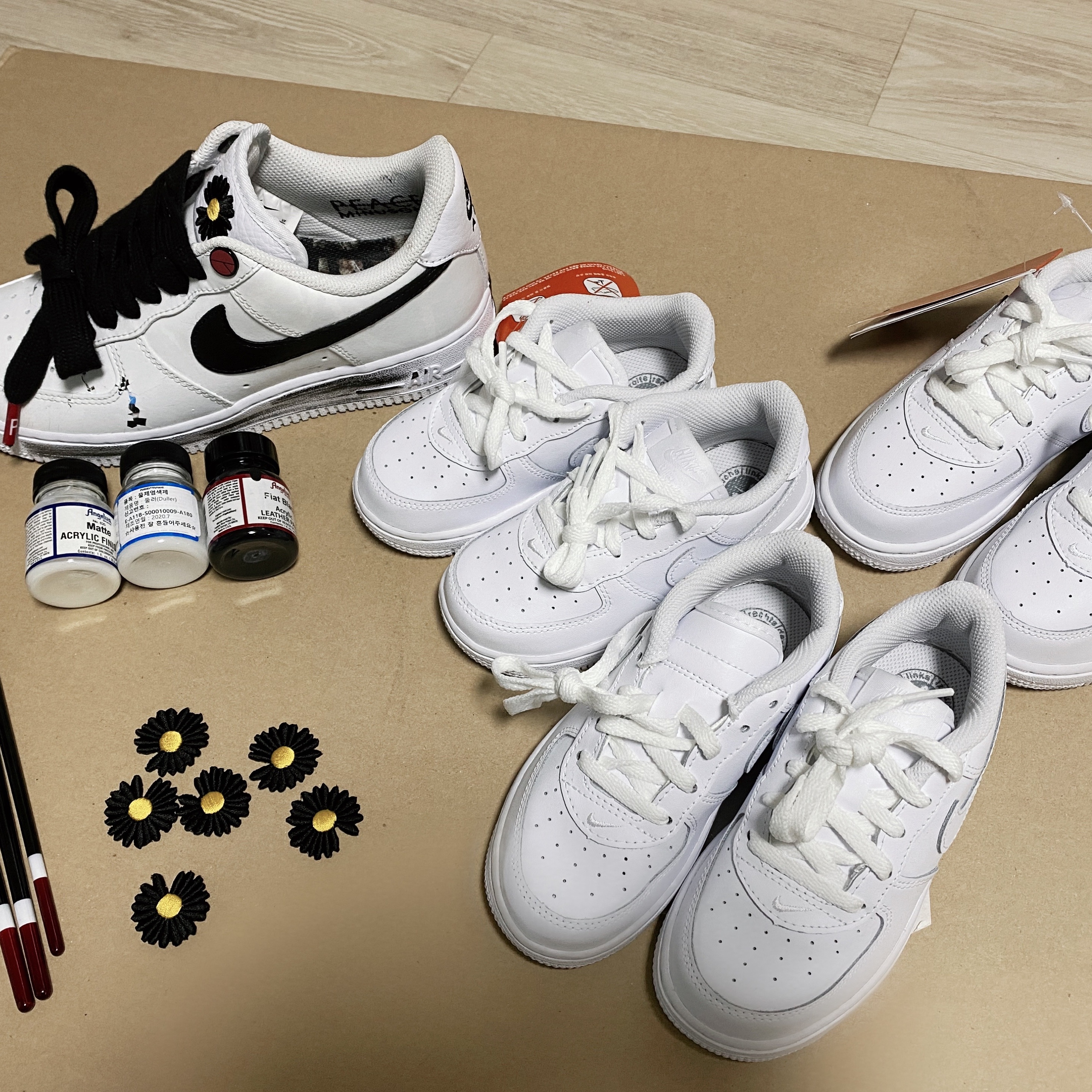 Nike x Peaceminusone Air Force 1 Low Para-Noise 2.0 착용 스타일