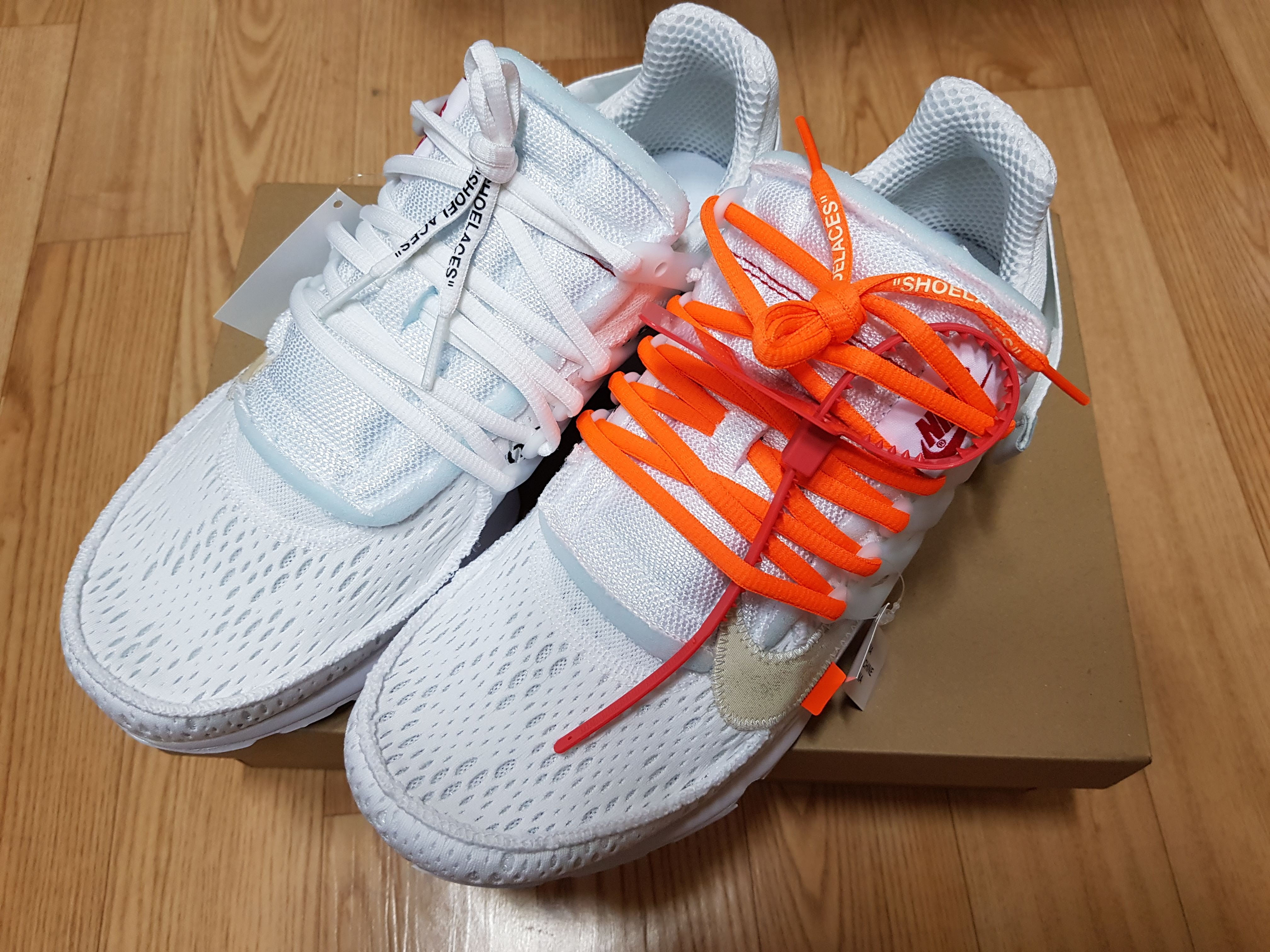 Nike x Off-White Air Presto White ์ฐฉ์ฉ ์คํ์ผ