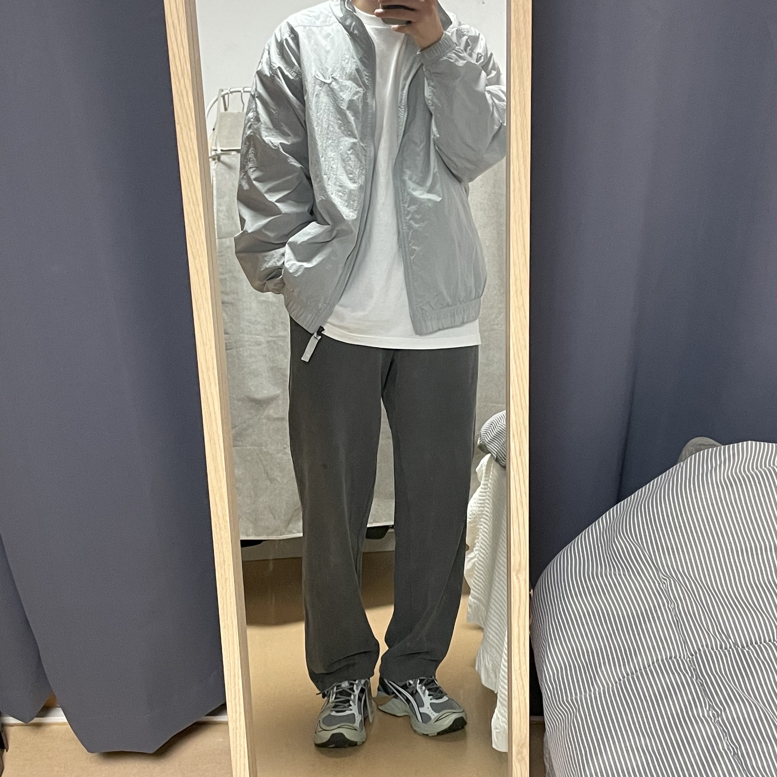 Asics UB1-S Gel-Kayano 14 Piedmont Grey 착용 스타일 - 2
