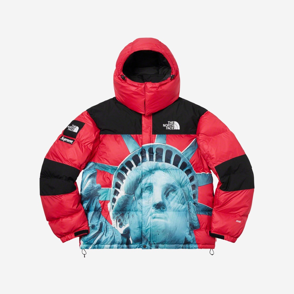 Supreme x The North Face Statue of Liberty Baltoro Jacket Red - 19FW 상세 이미지 1