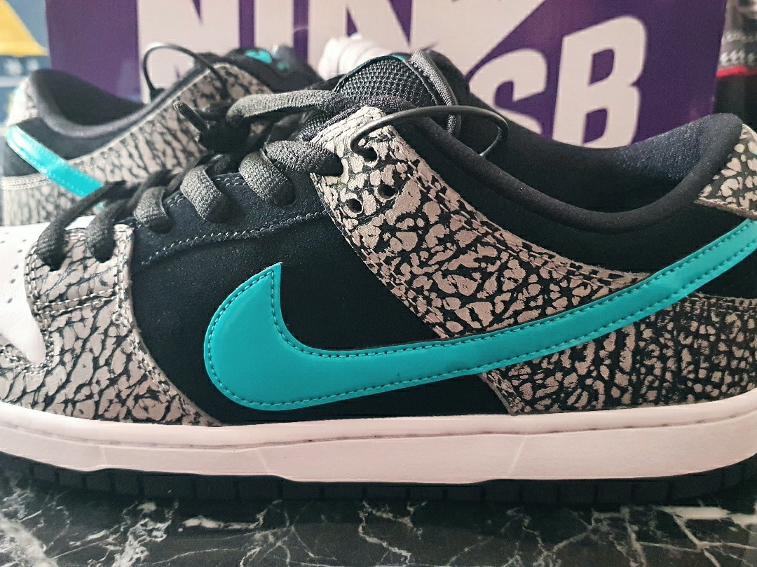 Nike SB Dunk Low Pro Clear Jade 착용 스타일 - 2