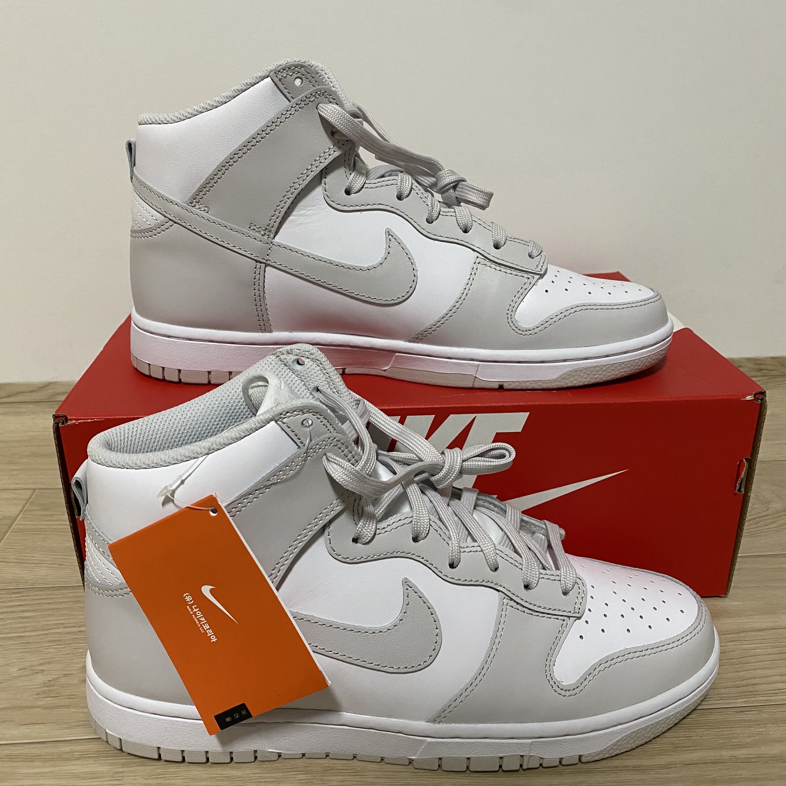 Nike Dunk High Retro Vast Grey 착용 스타일