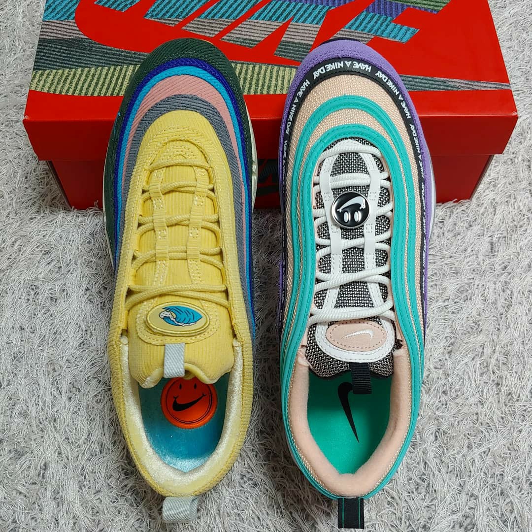 Nike x Sean Wotherspoon Air Max 1/97, Nike Air Max 97 Have a Nike Day 착용 스타일