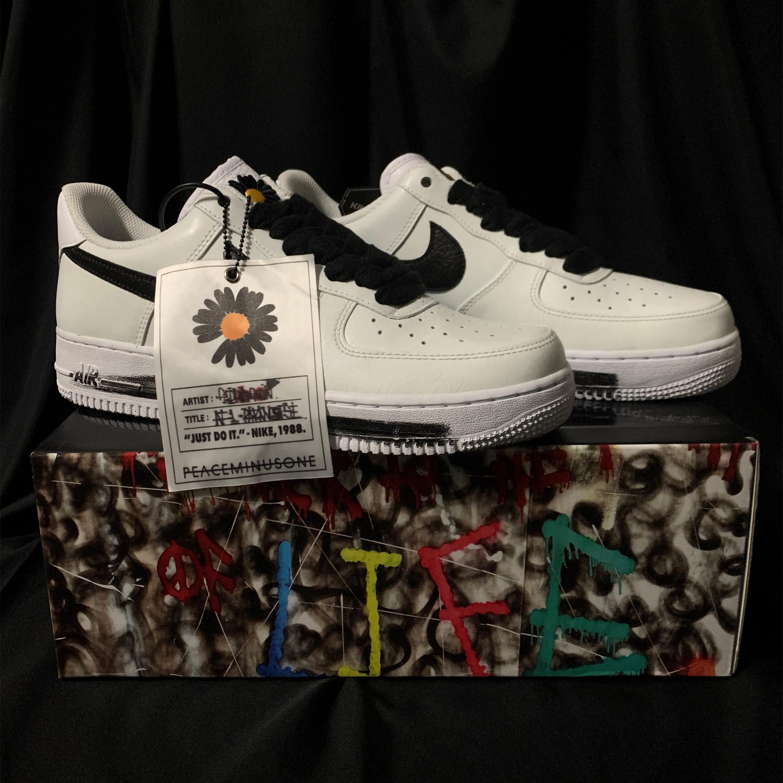 Nike x Peaceminusone Air Force 1 Low Para-Noise 2.0 착용 스타일