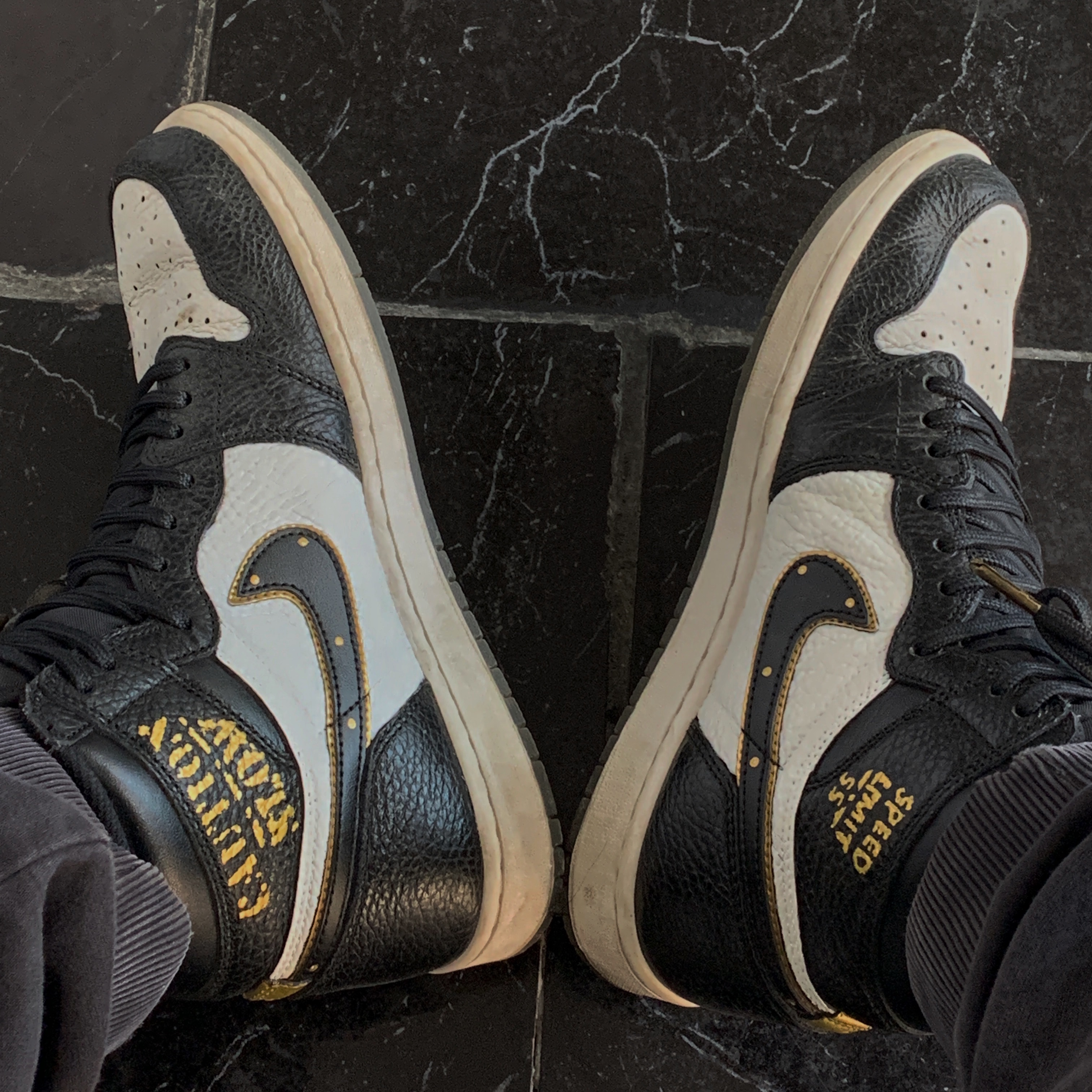 Jordan 1 Retro High City of Flight, Palace Tri-To-Help T-Shirt Baby Blue - 20FW 착용 스타일 - 2