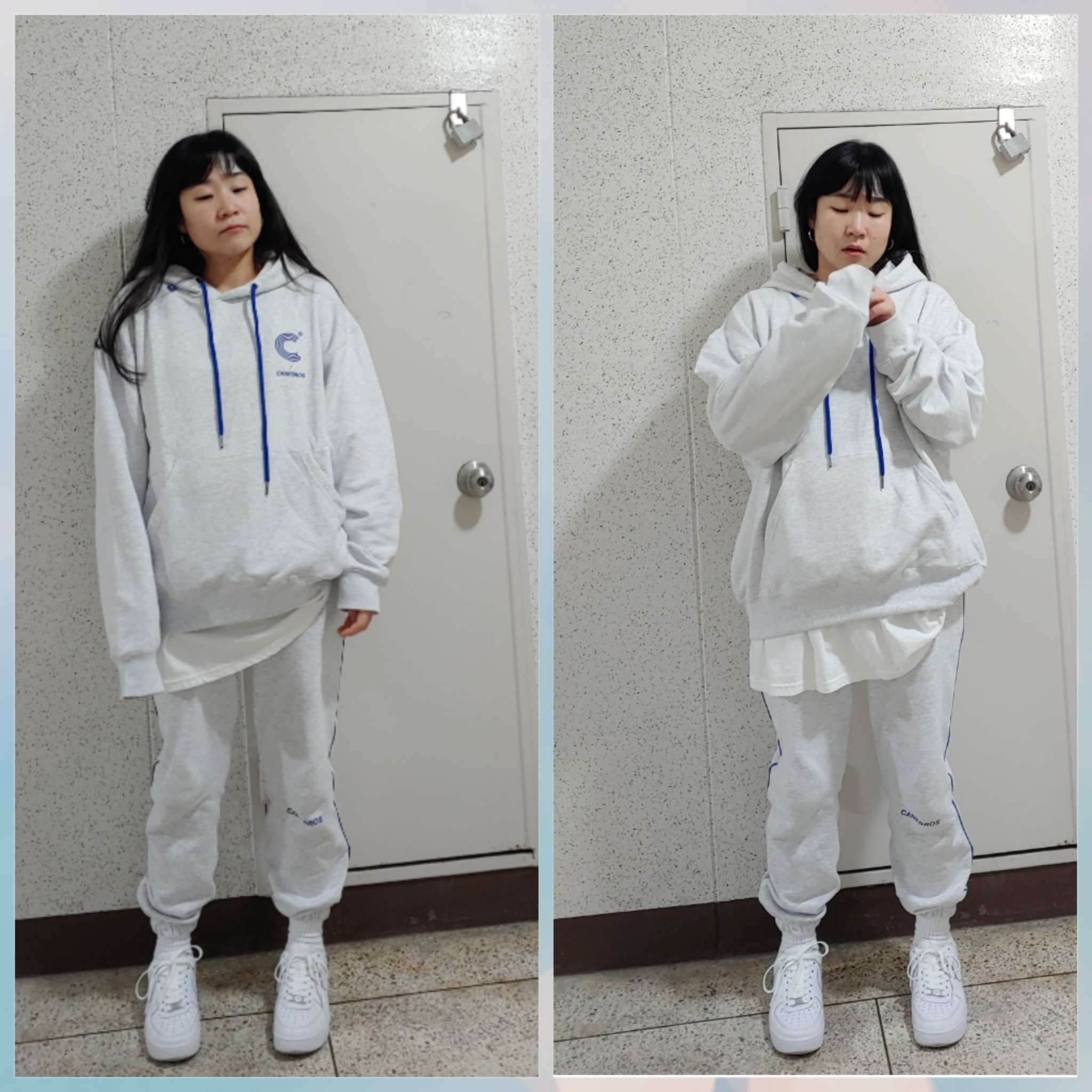 Nike Air Force 1 '07 Low White 착용 스타일 - 1