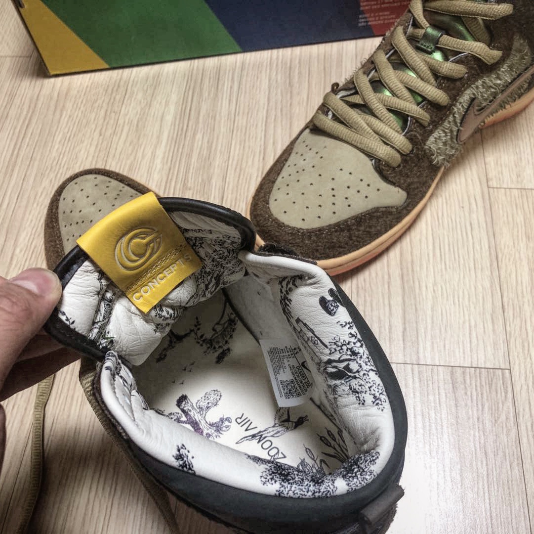 Nike x Concepts SB Dunk High Pro Mallard 착용 스타일 - 3