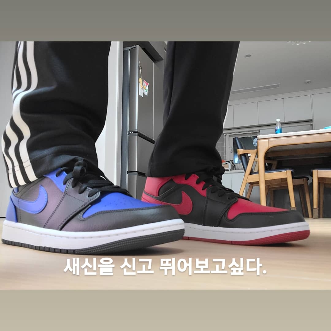 Jordan 11 Retro Concord 2018, Jordan 1 Mid Bred Banned 2020 착용 스타일 - 2