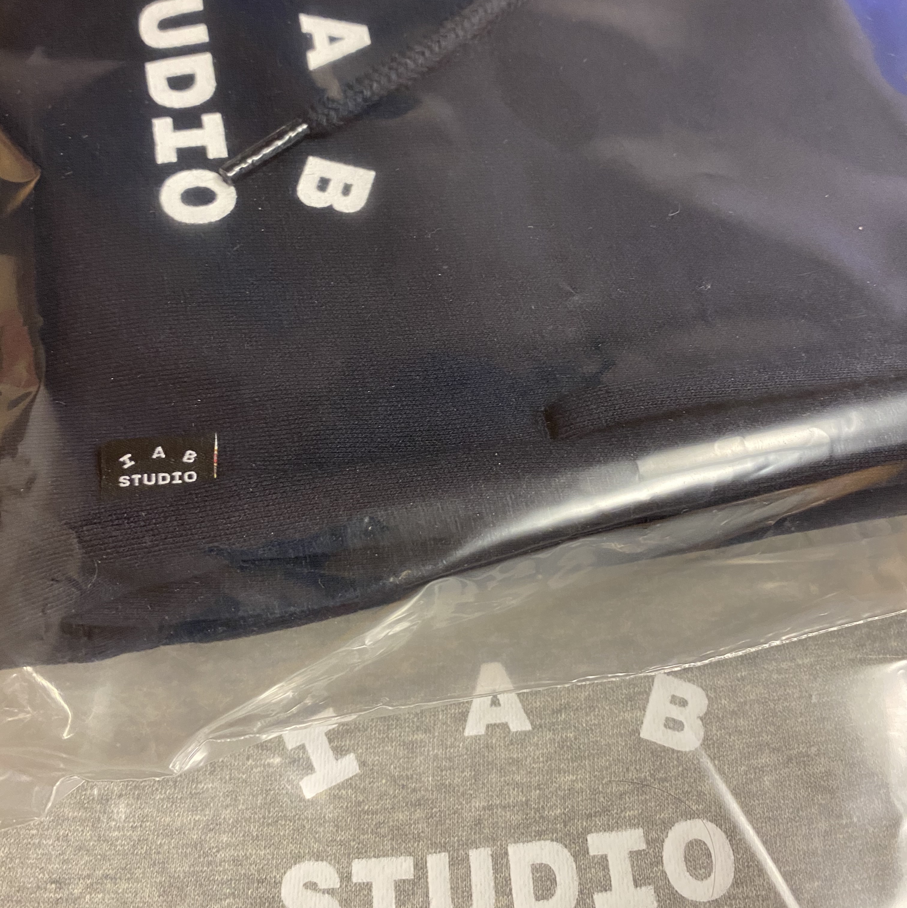 IAB Studio Sweatpants Navy - 21SS, IAB Studio Sweatpants Gray - 21SS 착용 스타일