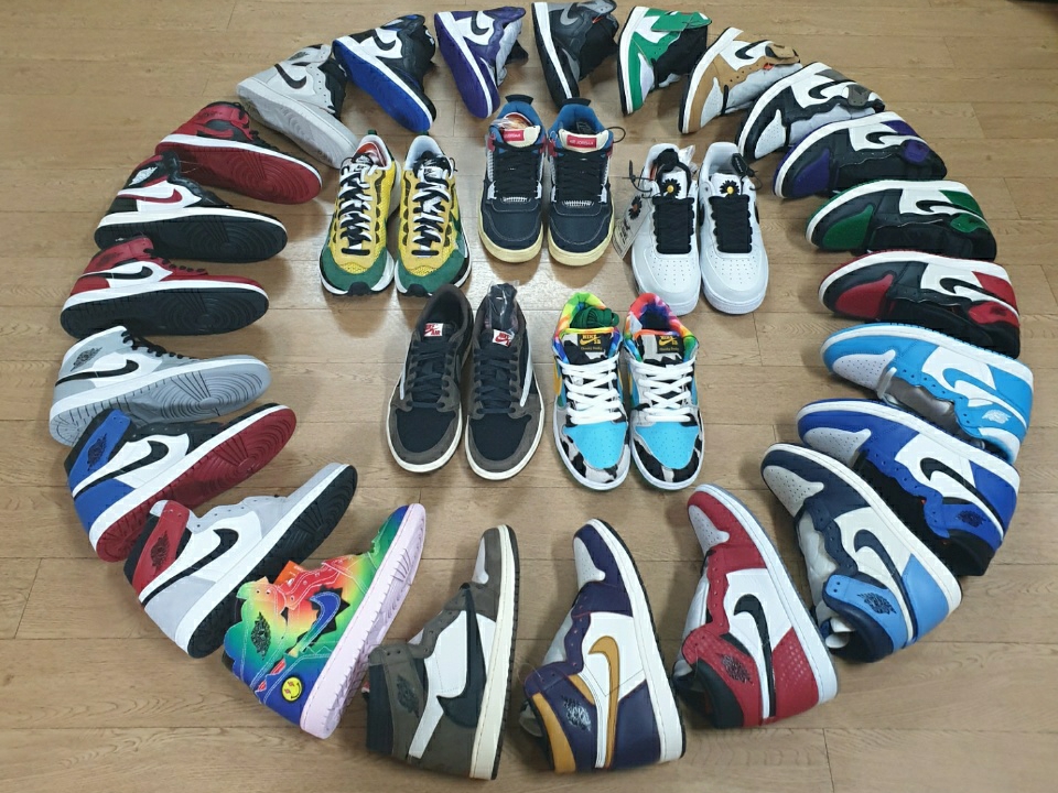 Nike x Sacai VaporWaffle Tour Yellow & Gorge Green Sail, Nike x Ben & Jerry's SB Dunk Low Chunky Dunky 착용 스타일 - 3