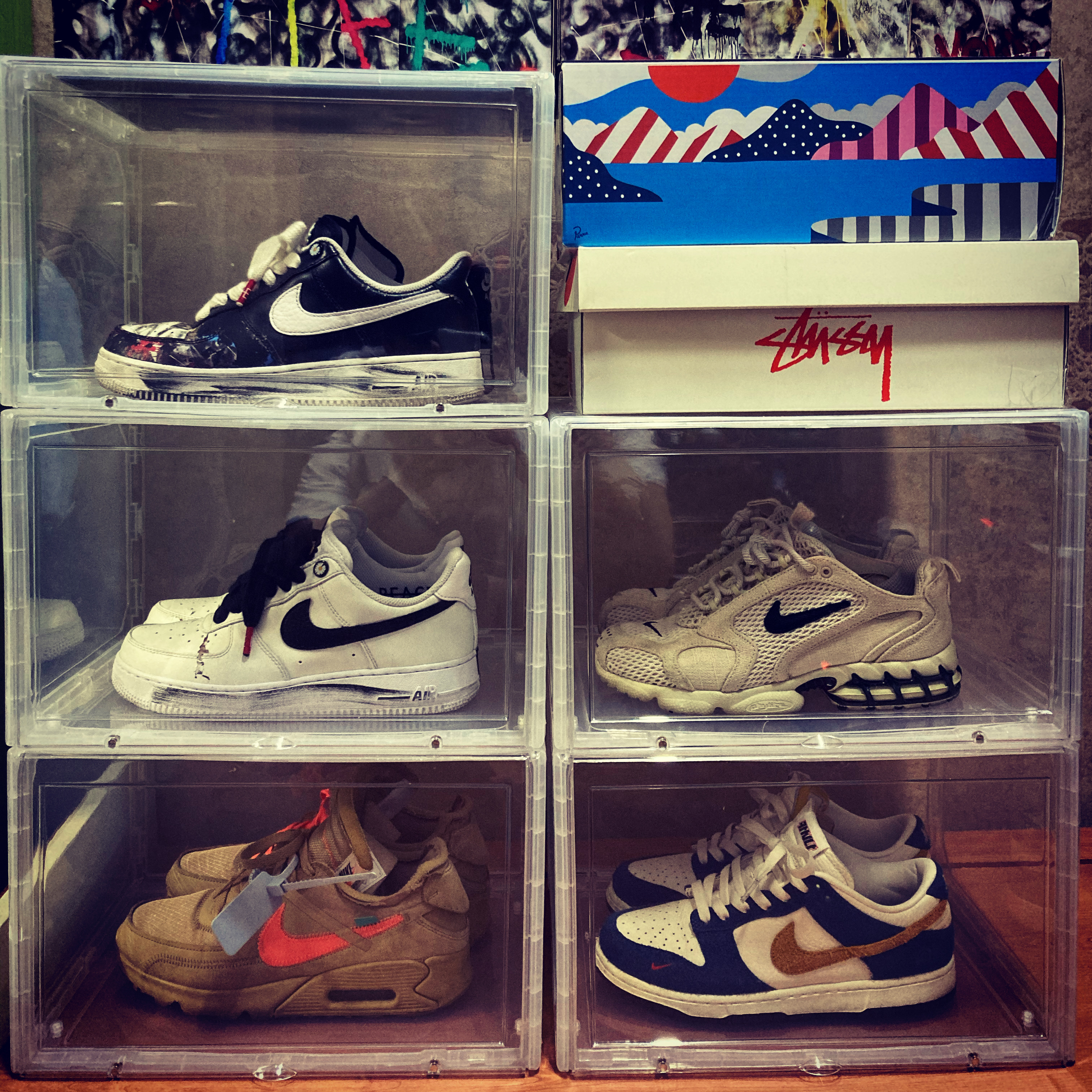 Nike x Peaceminusone Air Force 1 Low Para-Noise, Nike x Peaceminusone Air Force 1 Low Para-Noise 2.0 착용 스타일