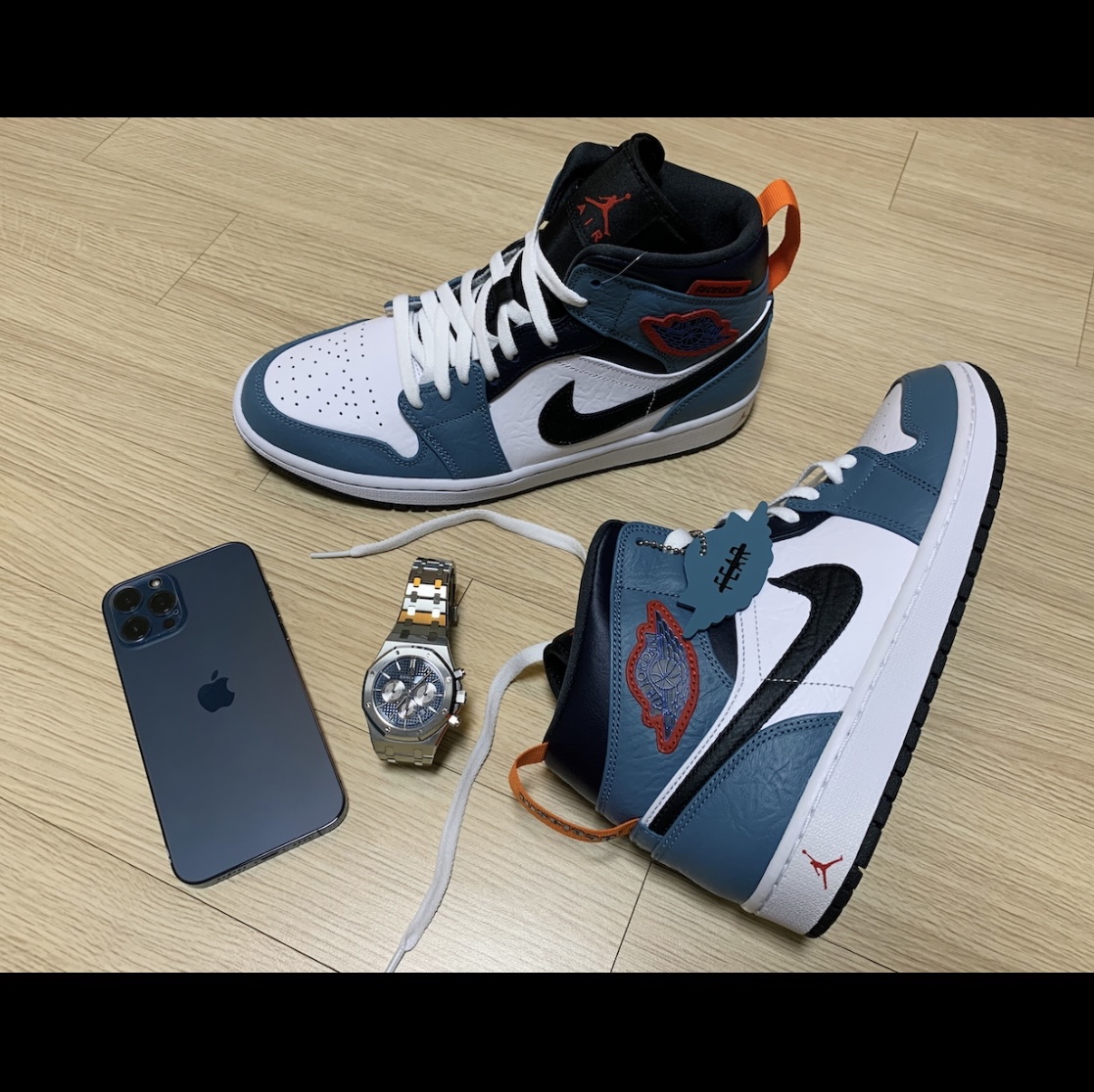 Jordan 1 x Facetasm Mid SE Fearless 착용 스타일