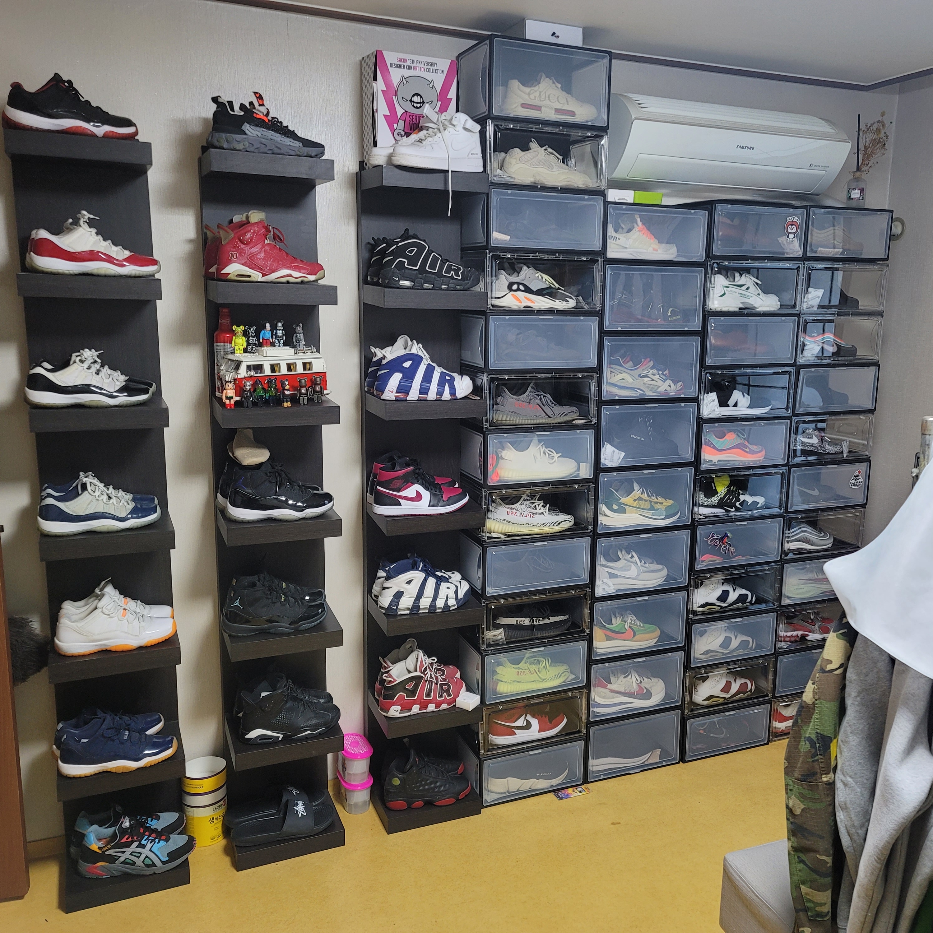 Nike x Matthew M Williams Zoom 004 Stone, Nike x Sacai VaporWaffle Royal Fuchsia 착용 스타일 - 1