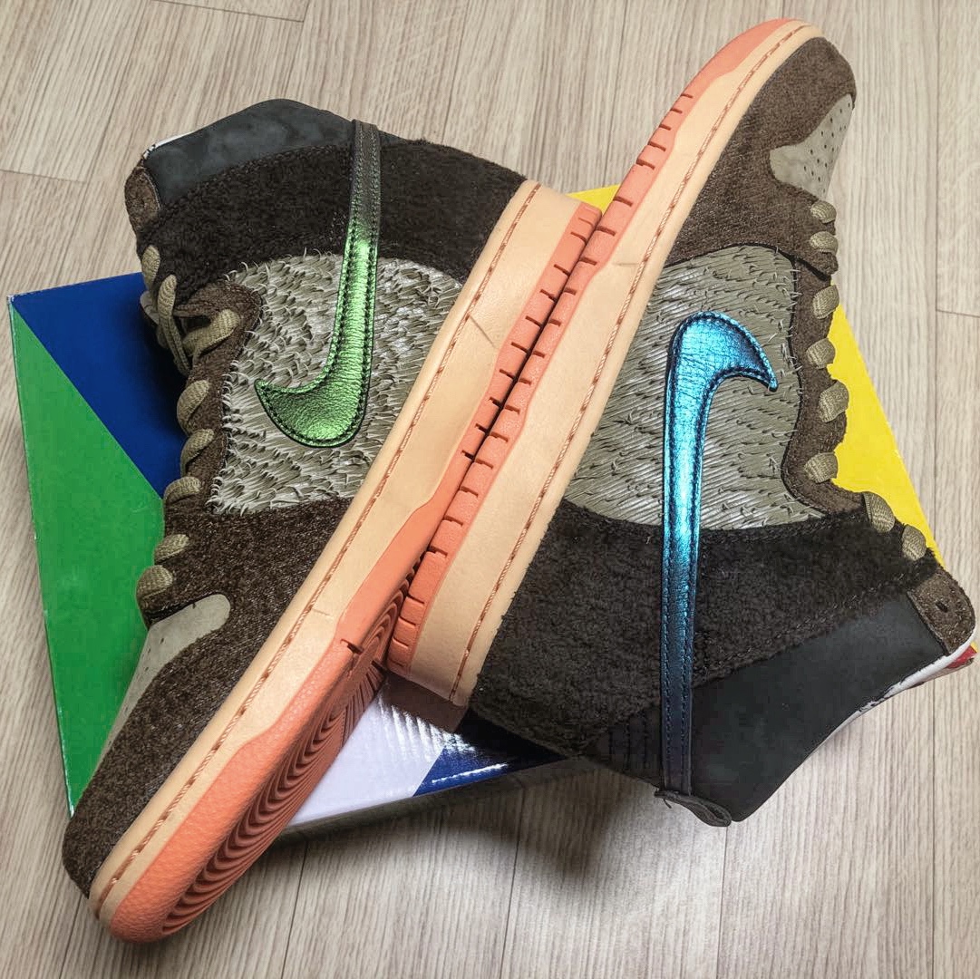 Nike x Concepts SB Dunk High Pro Mallard 착용 스타일 - 1