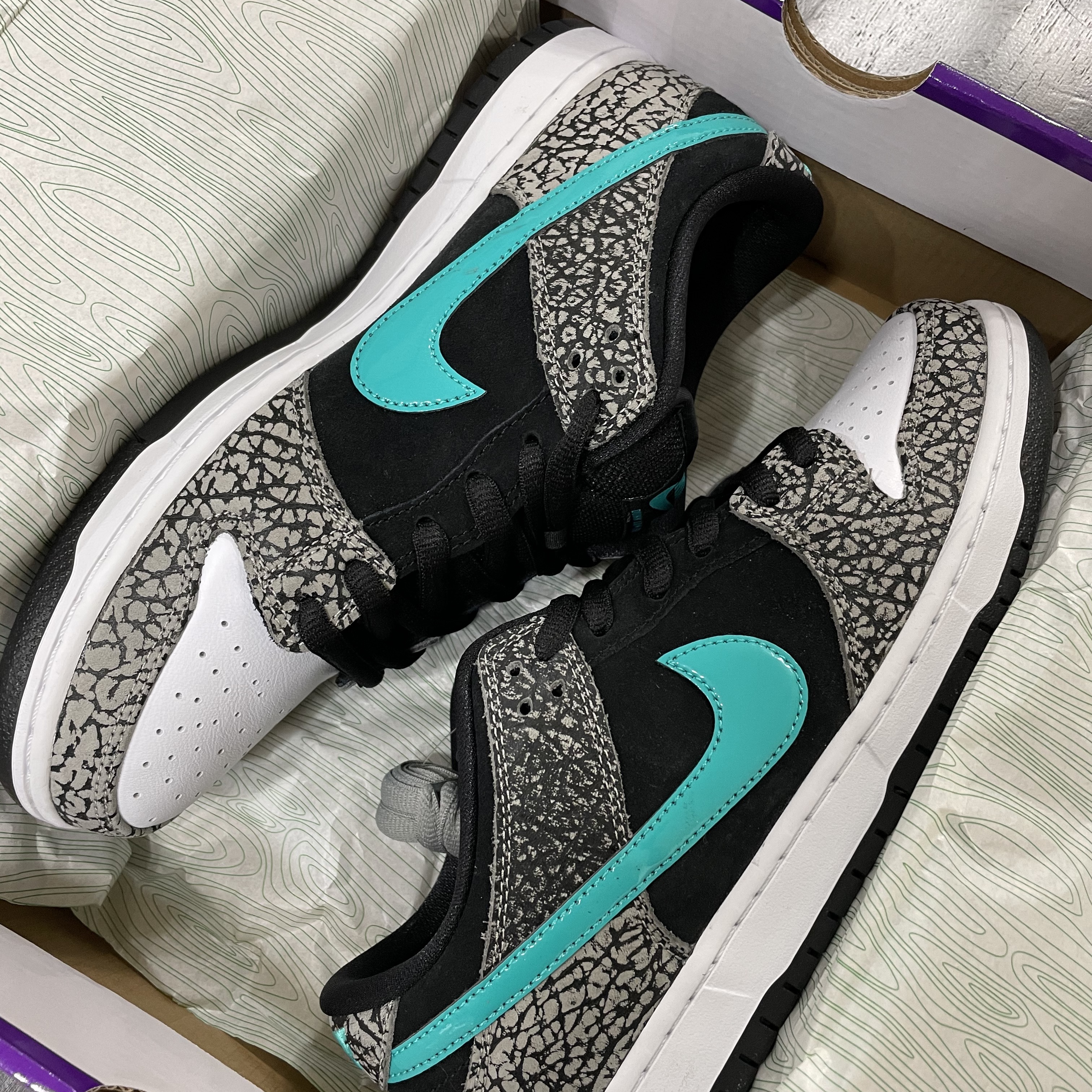 Nike SB Dunk Low Pro Clear Jade 착용 스타일 - 2