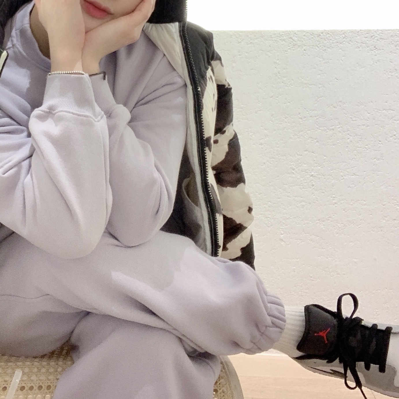 (GS) Jordan 1 Low Light Smoke Grey 착용 스타일 - 2