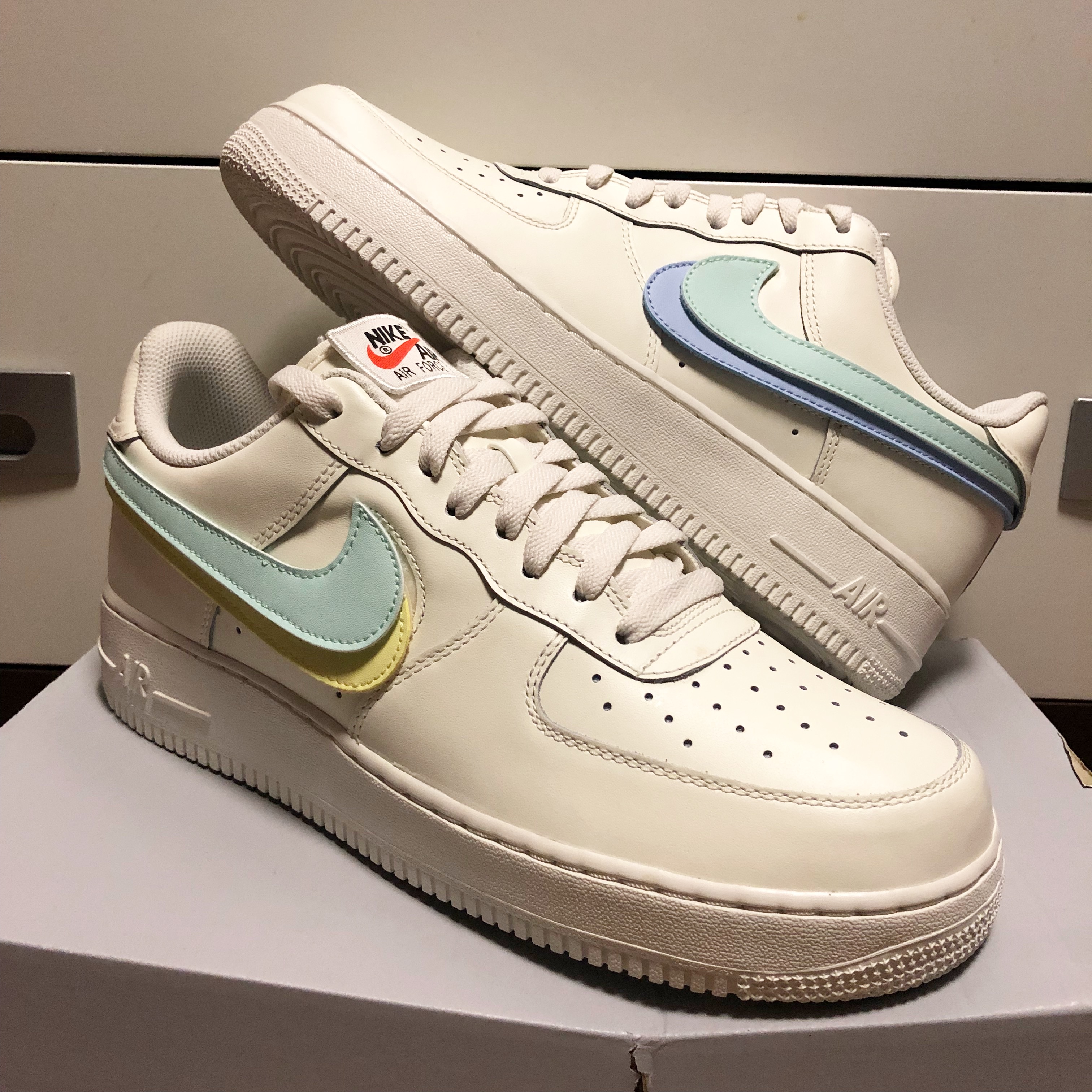Nike Air Force 1 Low Swoosh Pack All-Star Sail 2018 착용 스타일