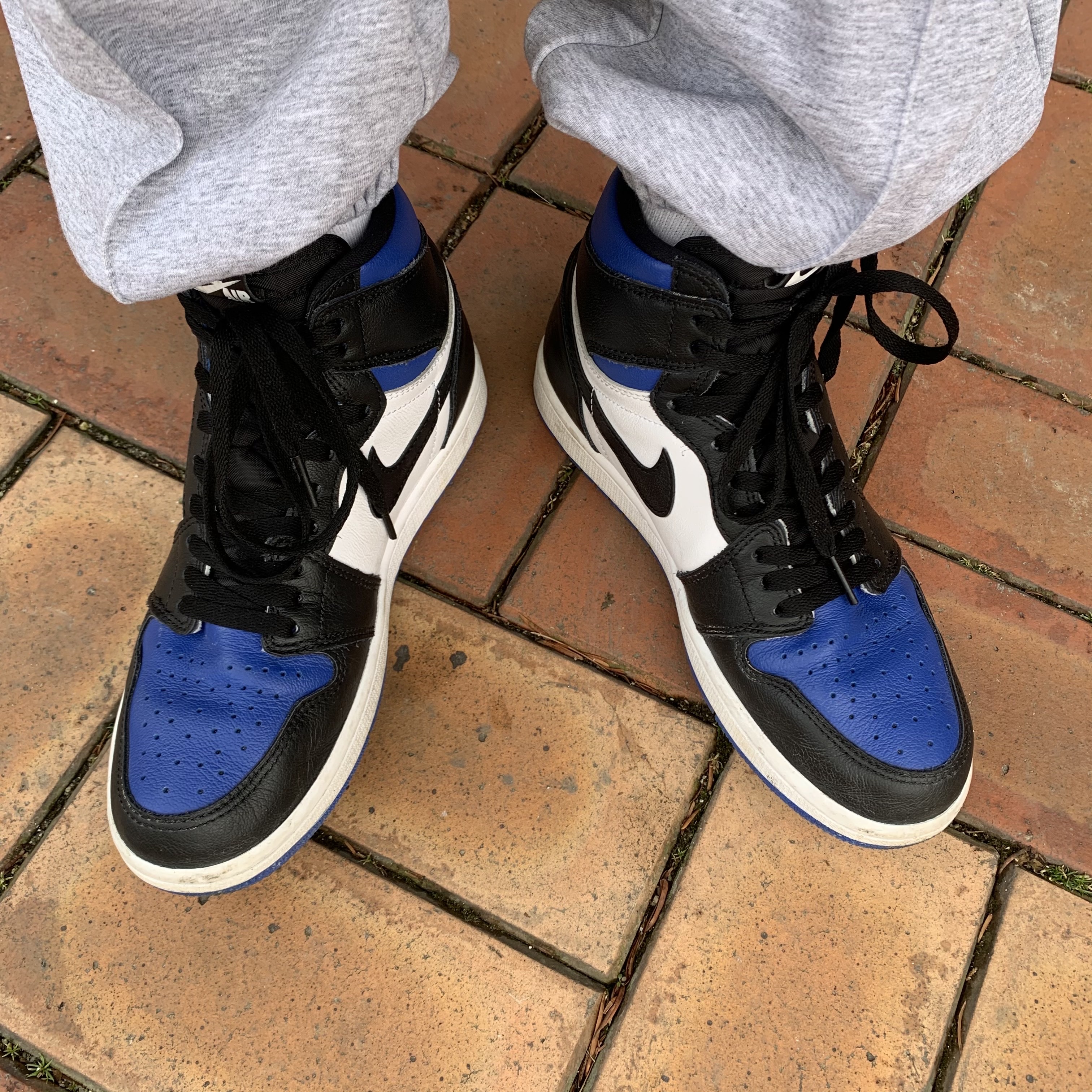 Jordan 1 Retro High OG Royal Toe 착용 스타일
