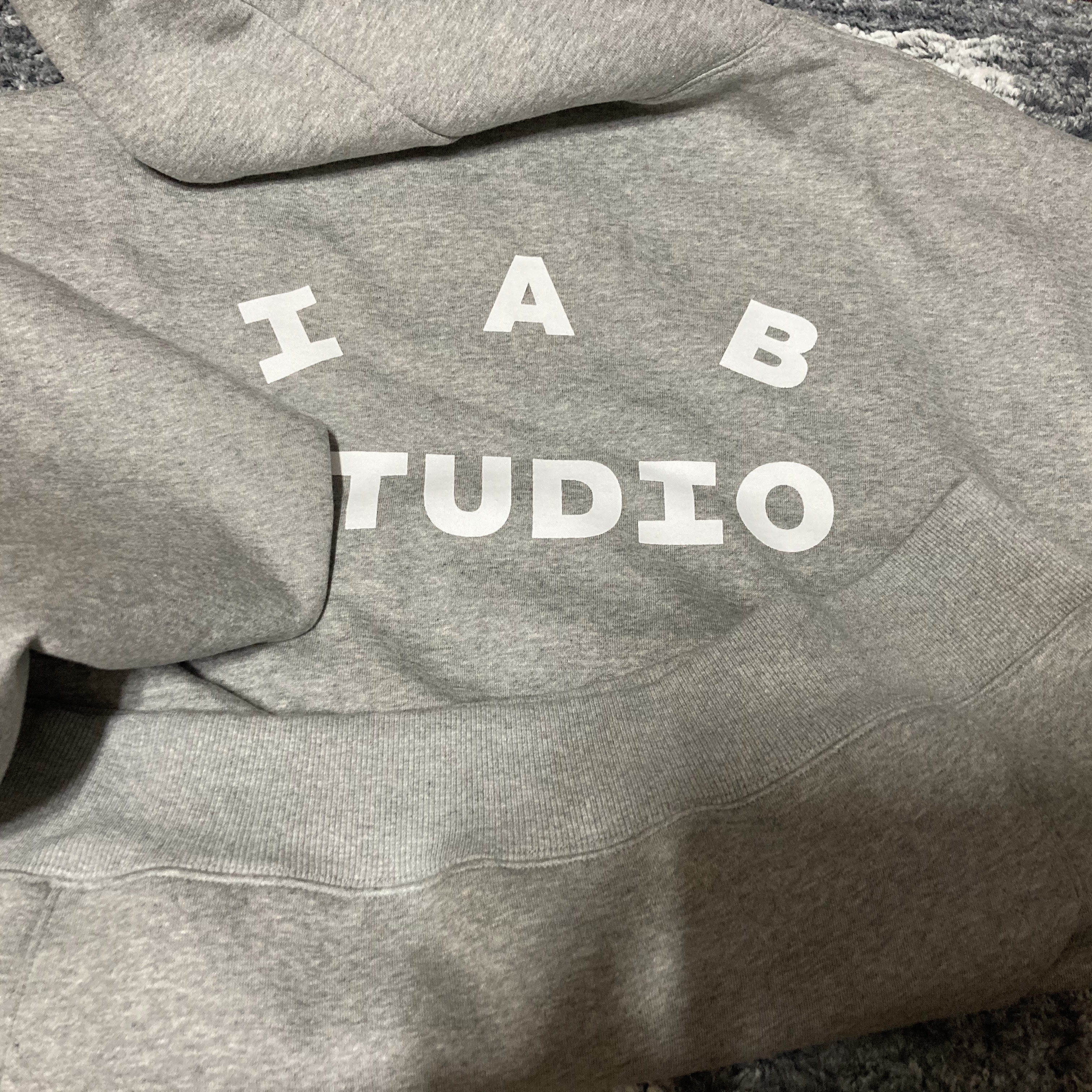 IAB Studio Hoodie Gray - 21SS 착용 스타일 - 1