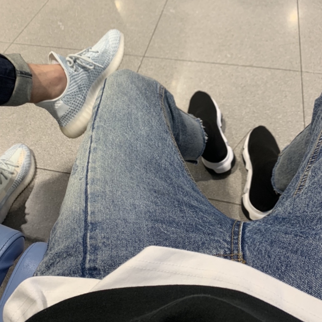 Balenciaga Speed Trainer Black White 2020 착용 스타일