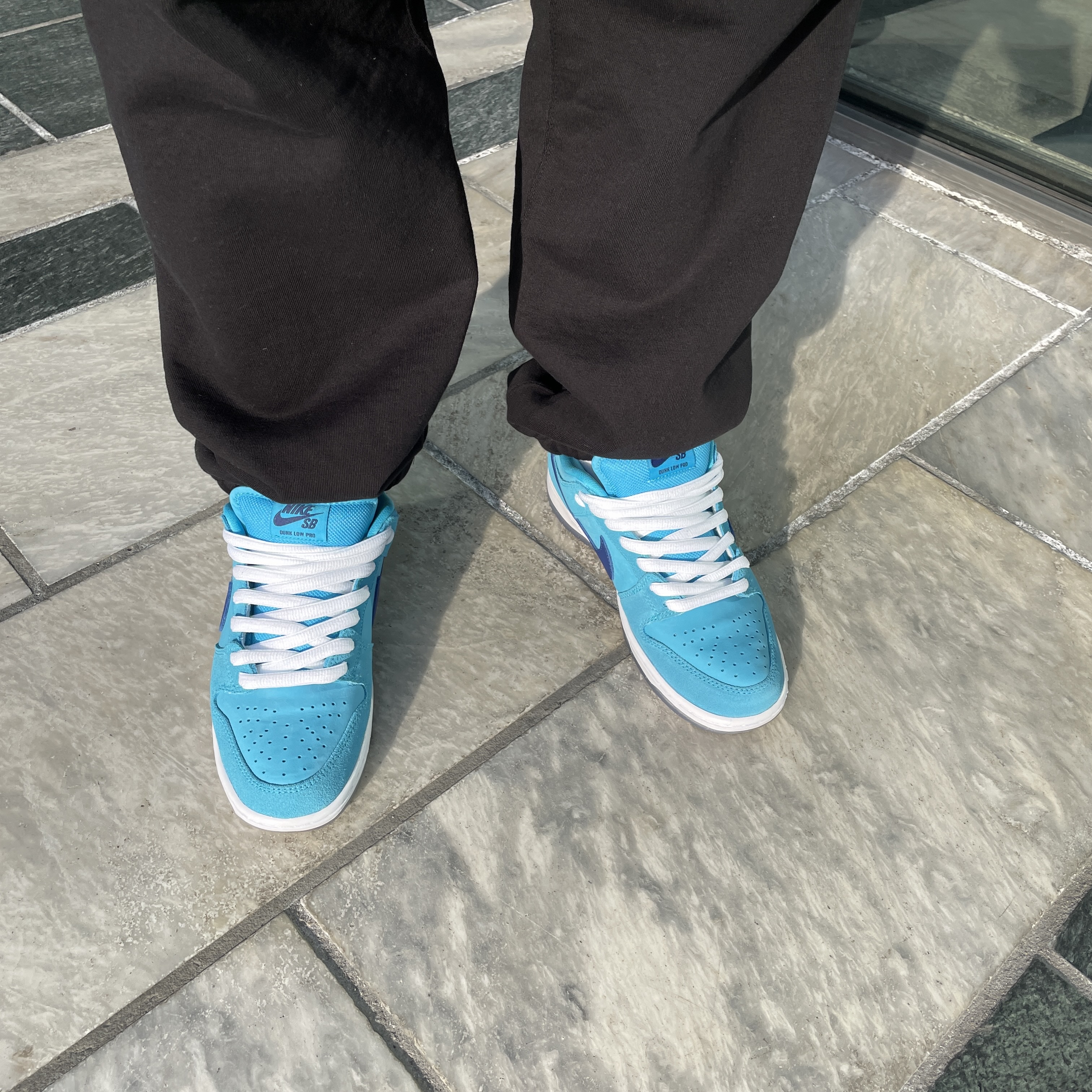 Nike SB Dunk Low Pro Blue Fury 착용 스타일