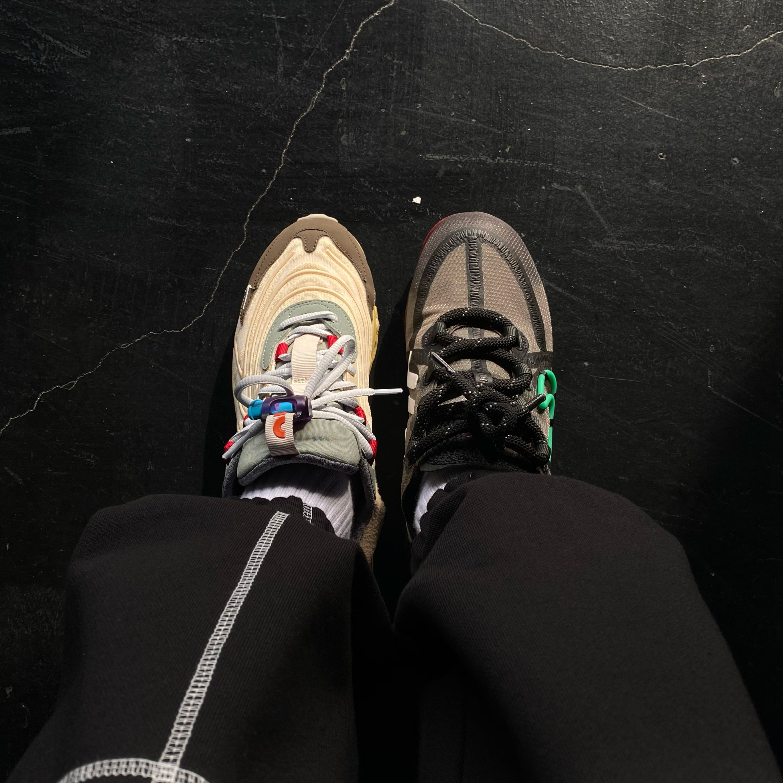 Nike x Travis Scott Air Max 270 React Cactus Trails, (W) Nike x Cactus Plant Flea Market Air VaporMax 2019 착용 스타일