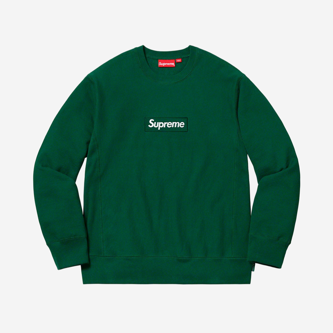 슈프림 박스로고 크루넥 다크 그린 - 18FW | Supreme | KREAM