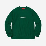 Supreme Box Logo Crewneck Dark Green - 18FW