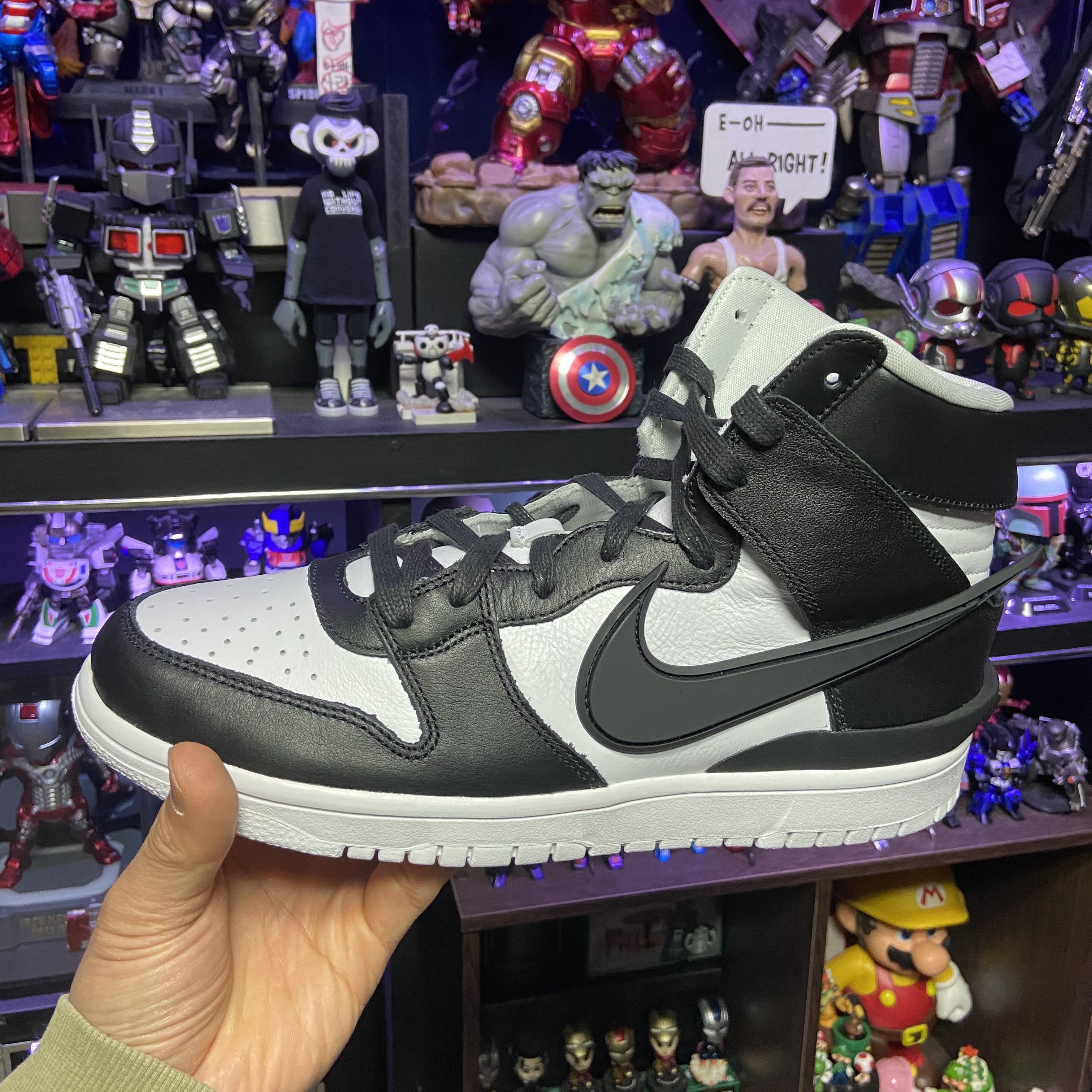 Nike x Ambush Dunk High Black 착용 스타일 - 4
