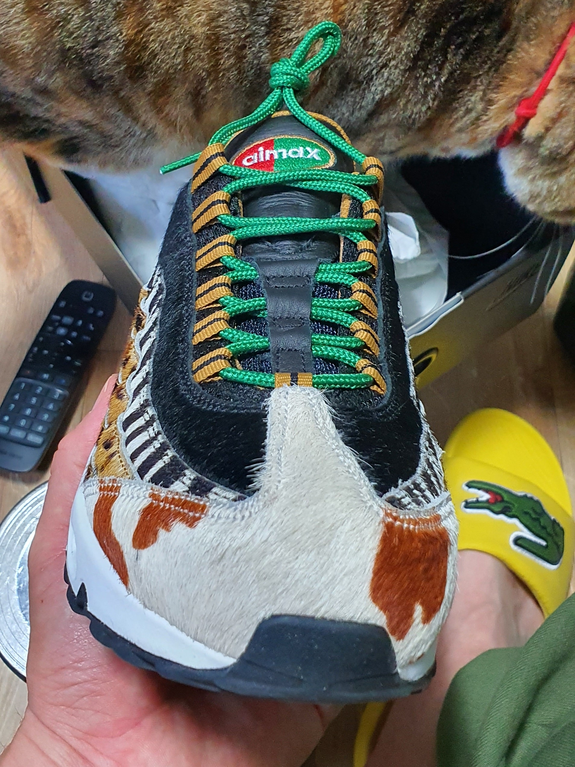 Nike x Atmos Air Max 95 Animal Pack 2.0 (2018 All Black Box) 착용 스타일