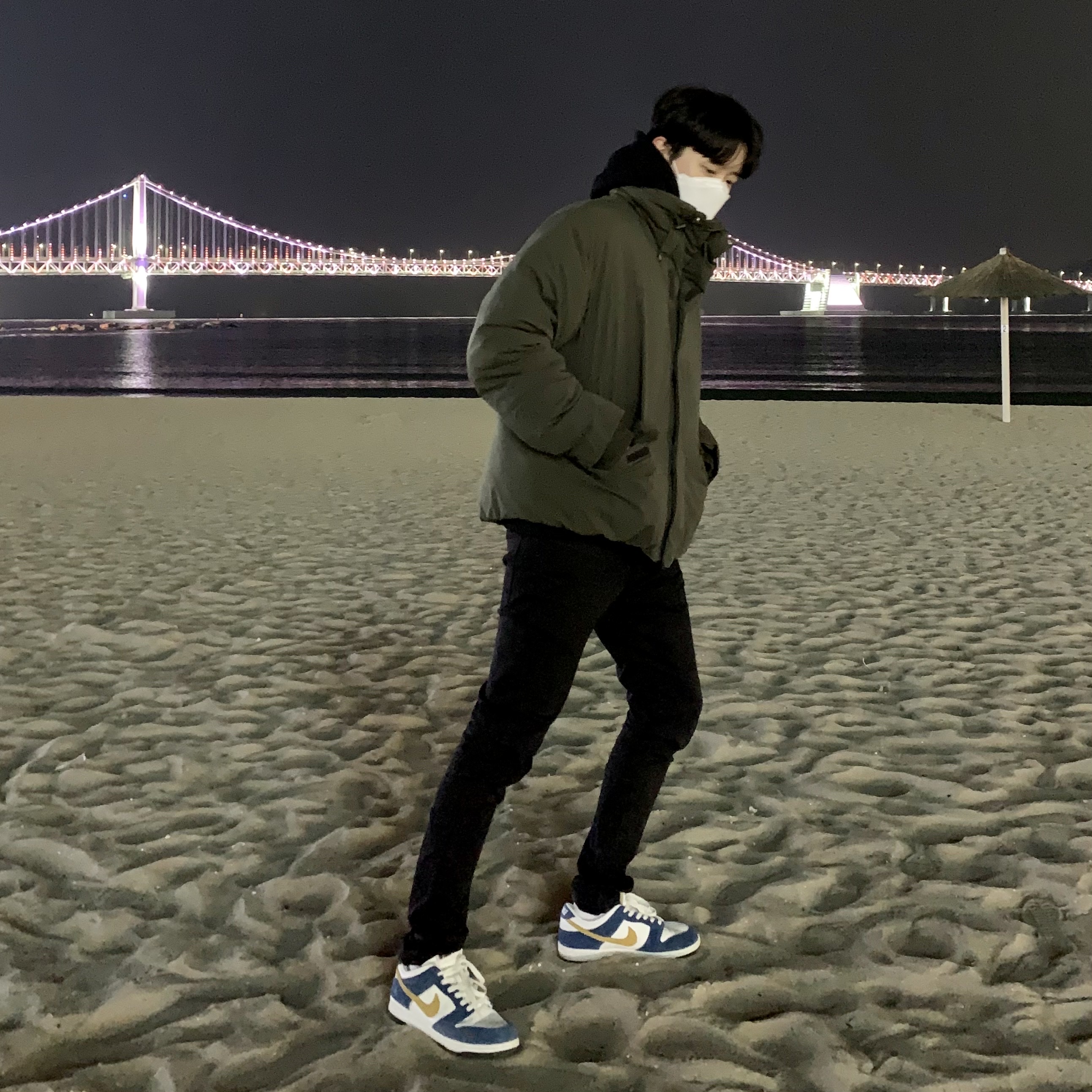 Nike x Kasina Dunk Low 80's Bus 착용 스타일