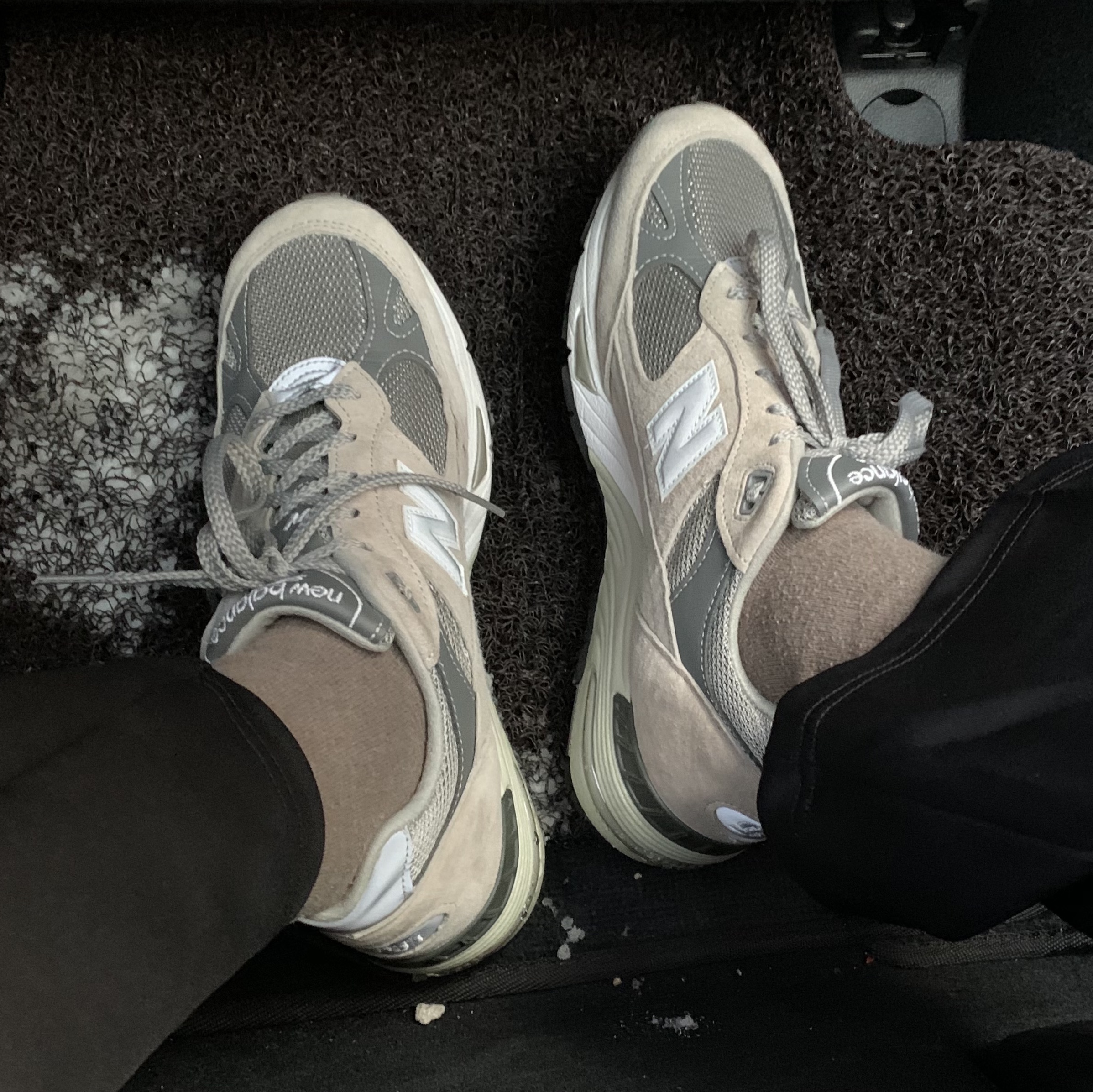 New Balance 991 Made in UK Grey 착용 스타일