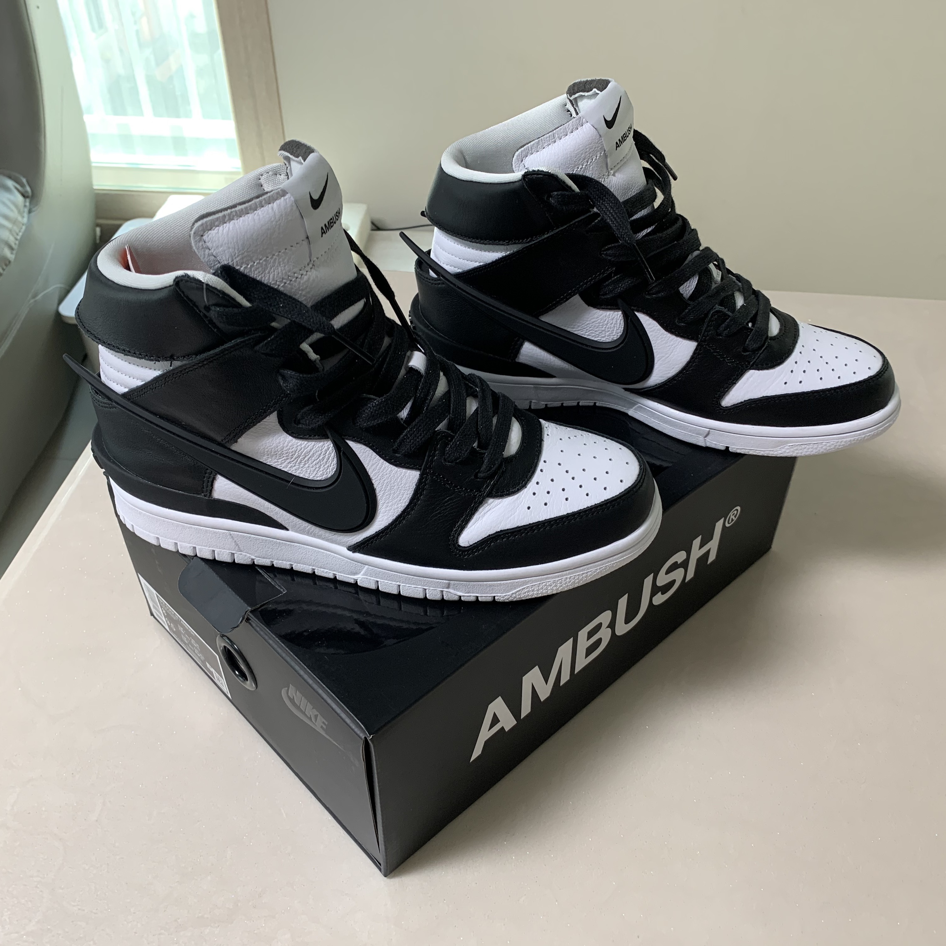Nike x Ambush Dunk High Black 착용 스타일 - 4