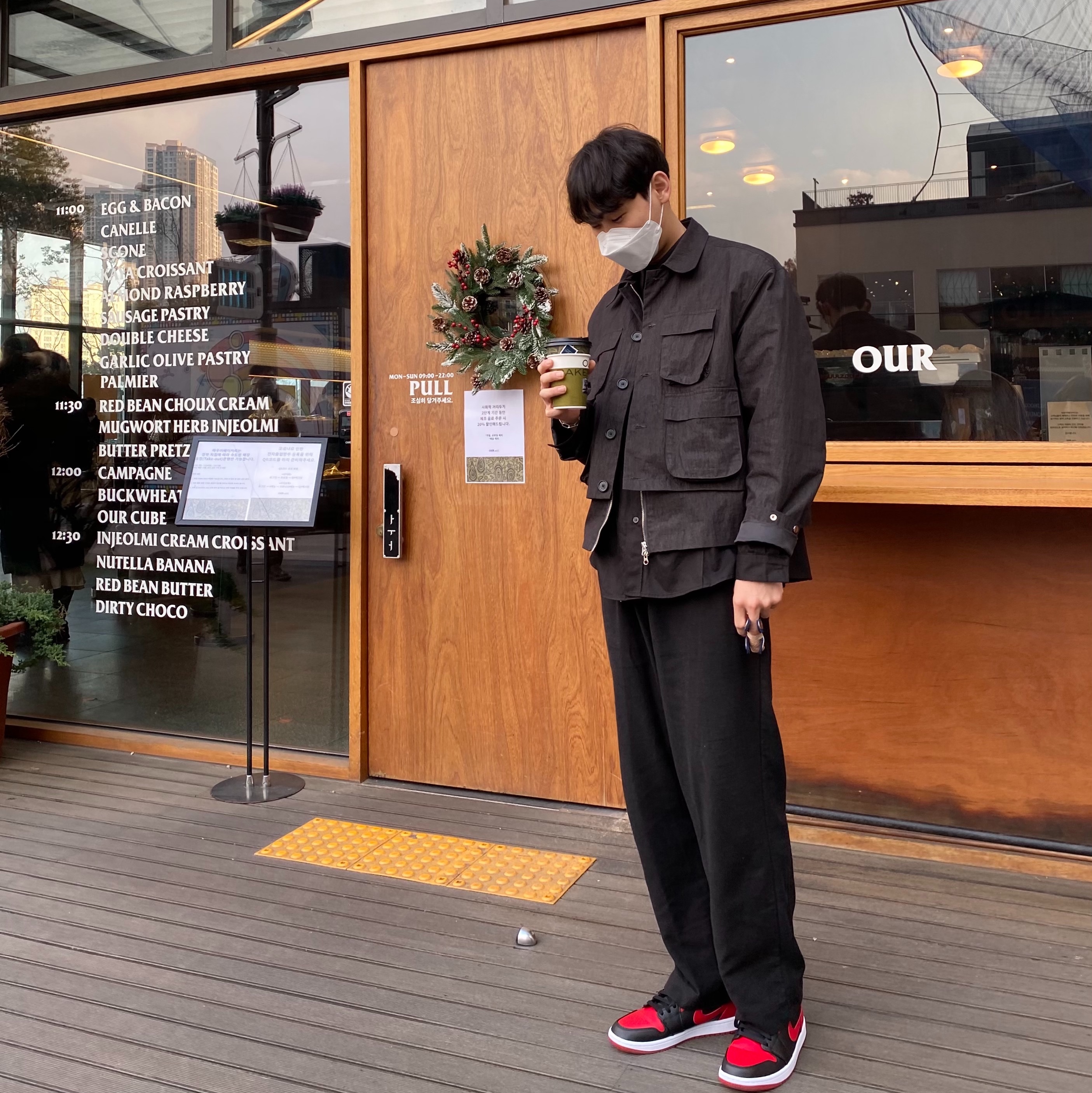 Jordan 1 Mid Bred Banned 2020 착용 스타일