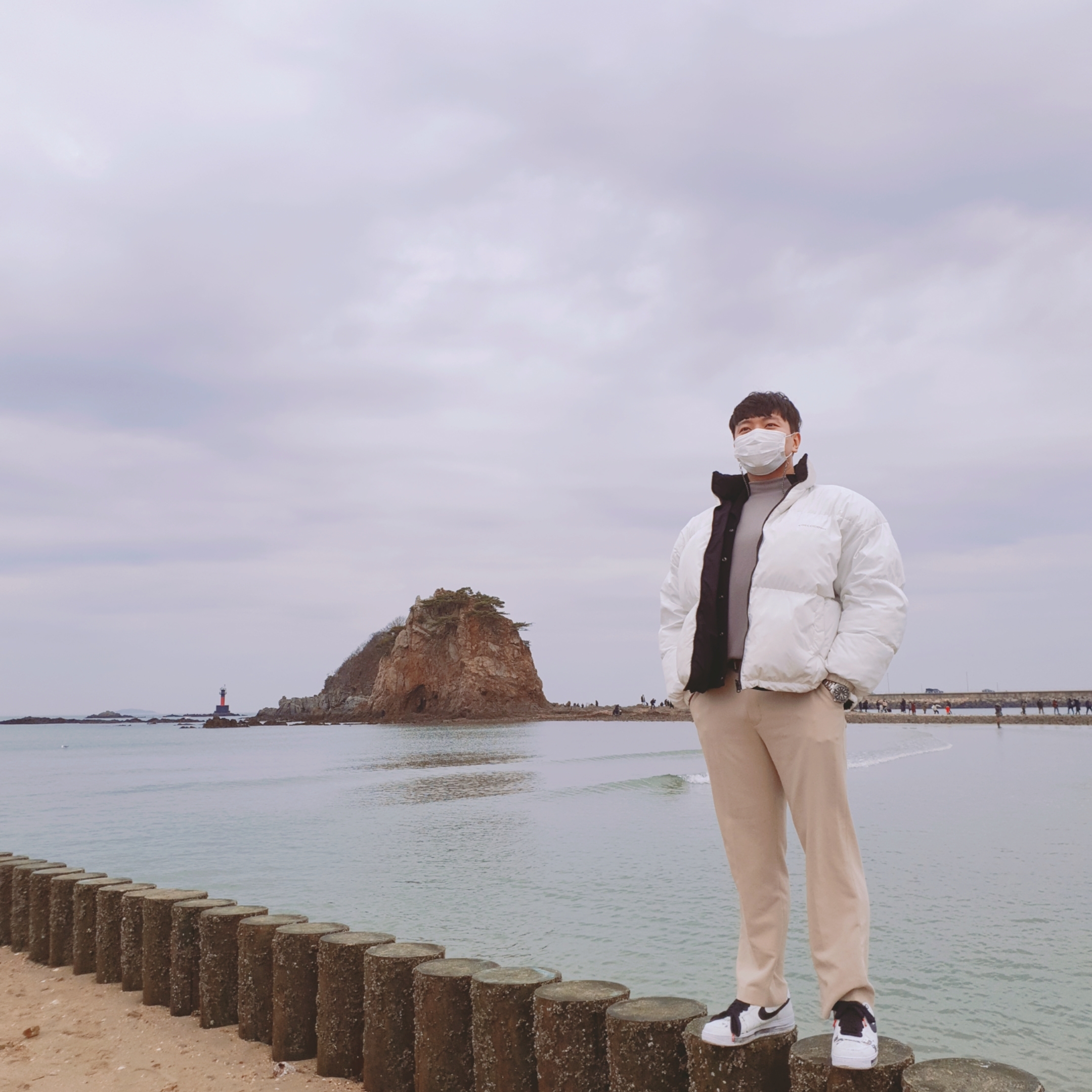 Nike x Peaceminusone Air Force 1 Low Para-Noise 2.0 착용 스타일 - 2