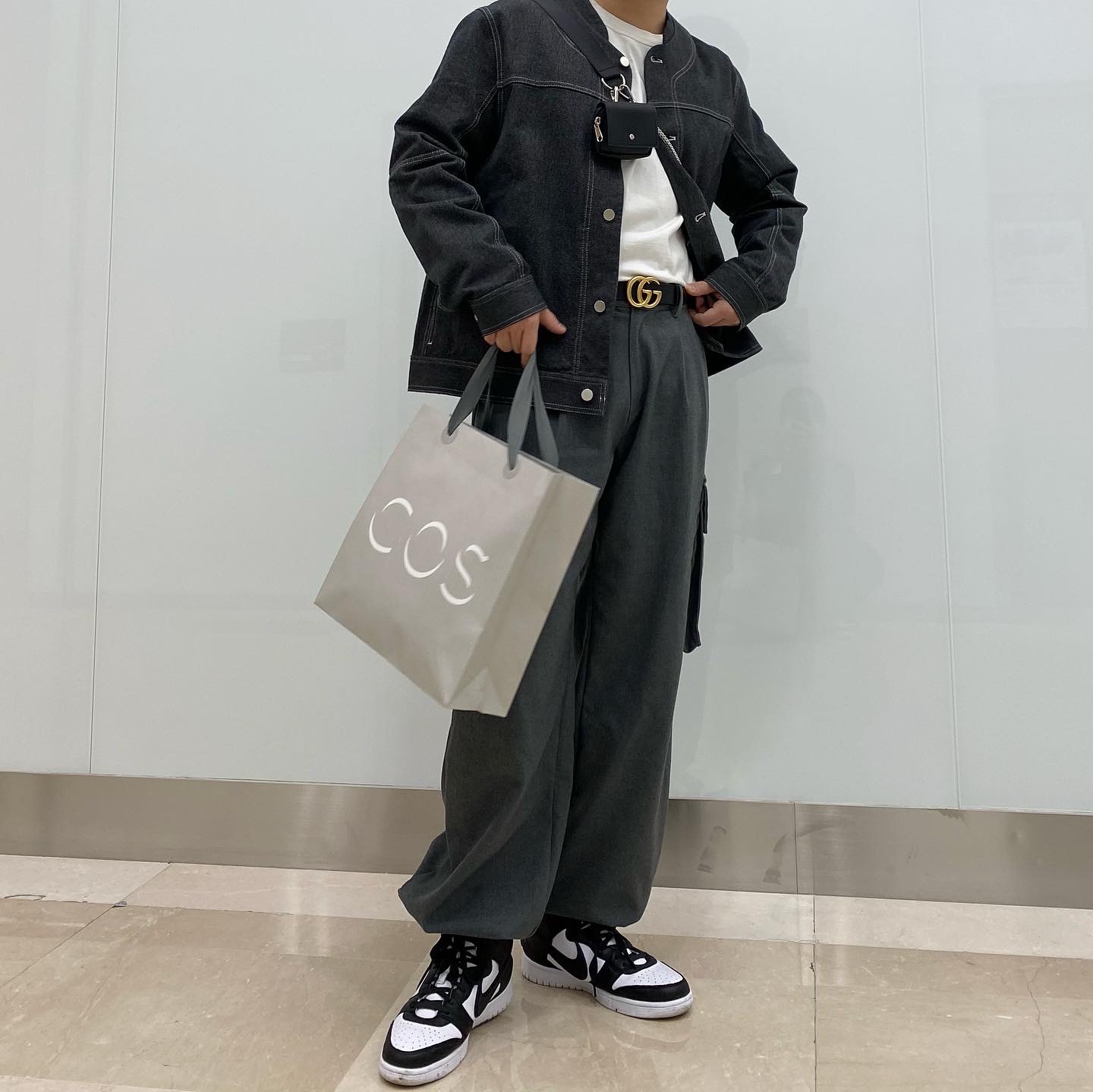 Nike x Ambush Dunk High Black 착용 스타일