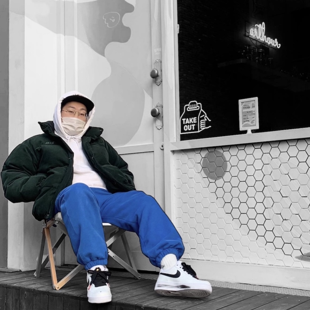 Nike x Peaceminusone Air Force 1 Low Para-Noise 2.0 착용 스타일