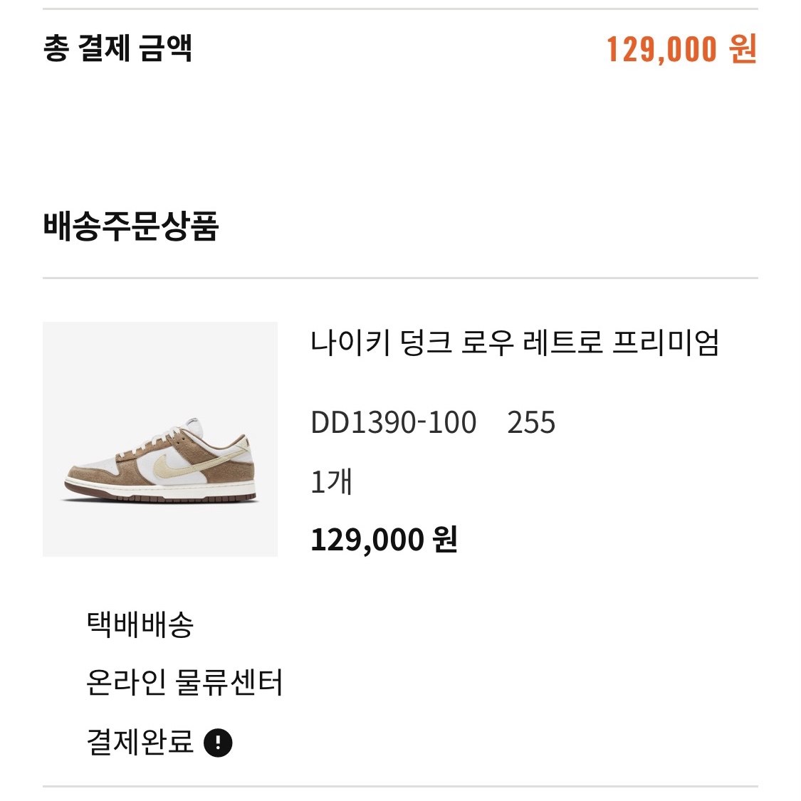 Nike Dunk Low Pro Premium Medium Curry 착용 스타일