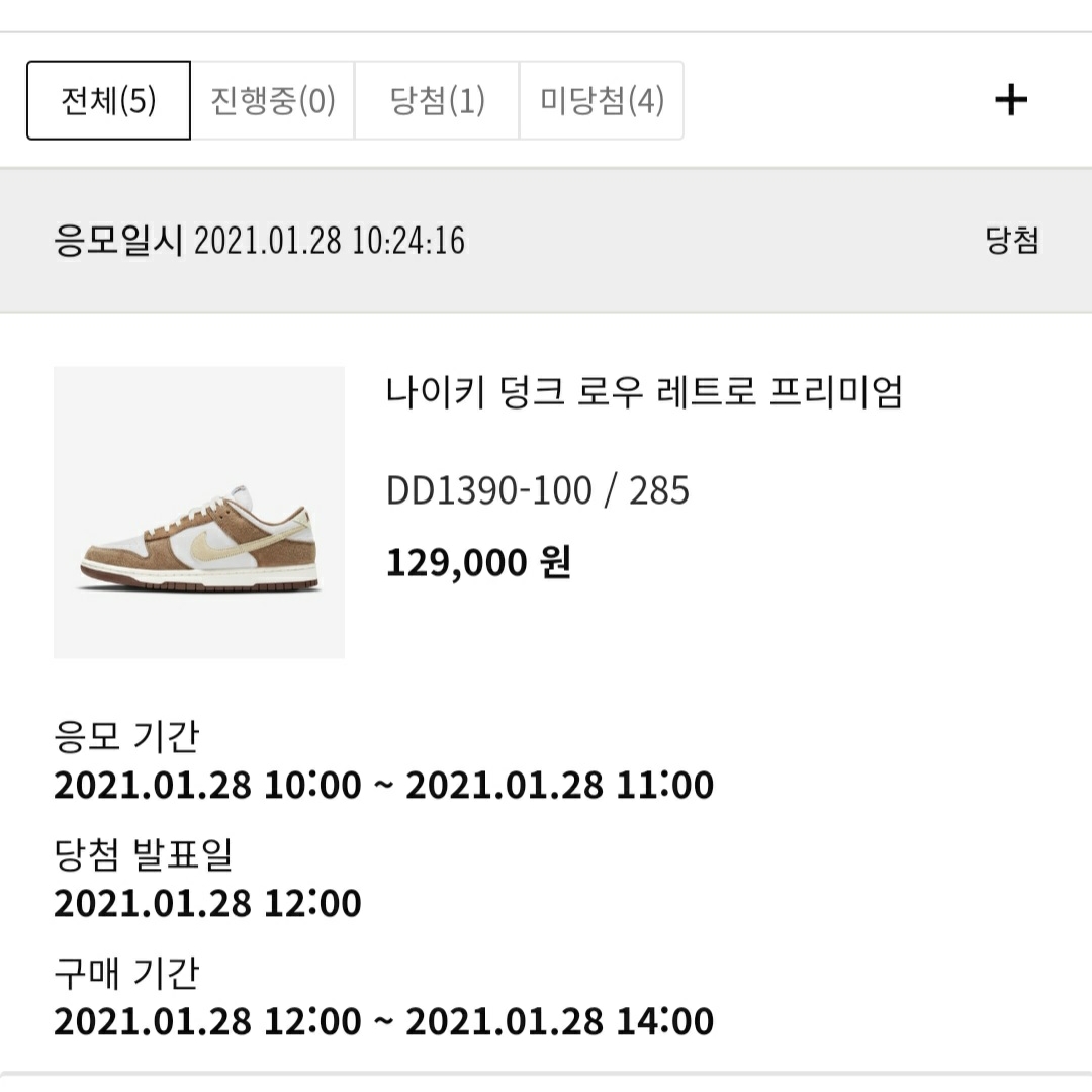 Nike Dunk Low Pro Premium Medium Curry 착용 스타일