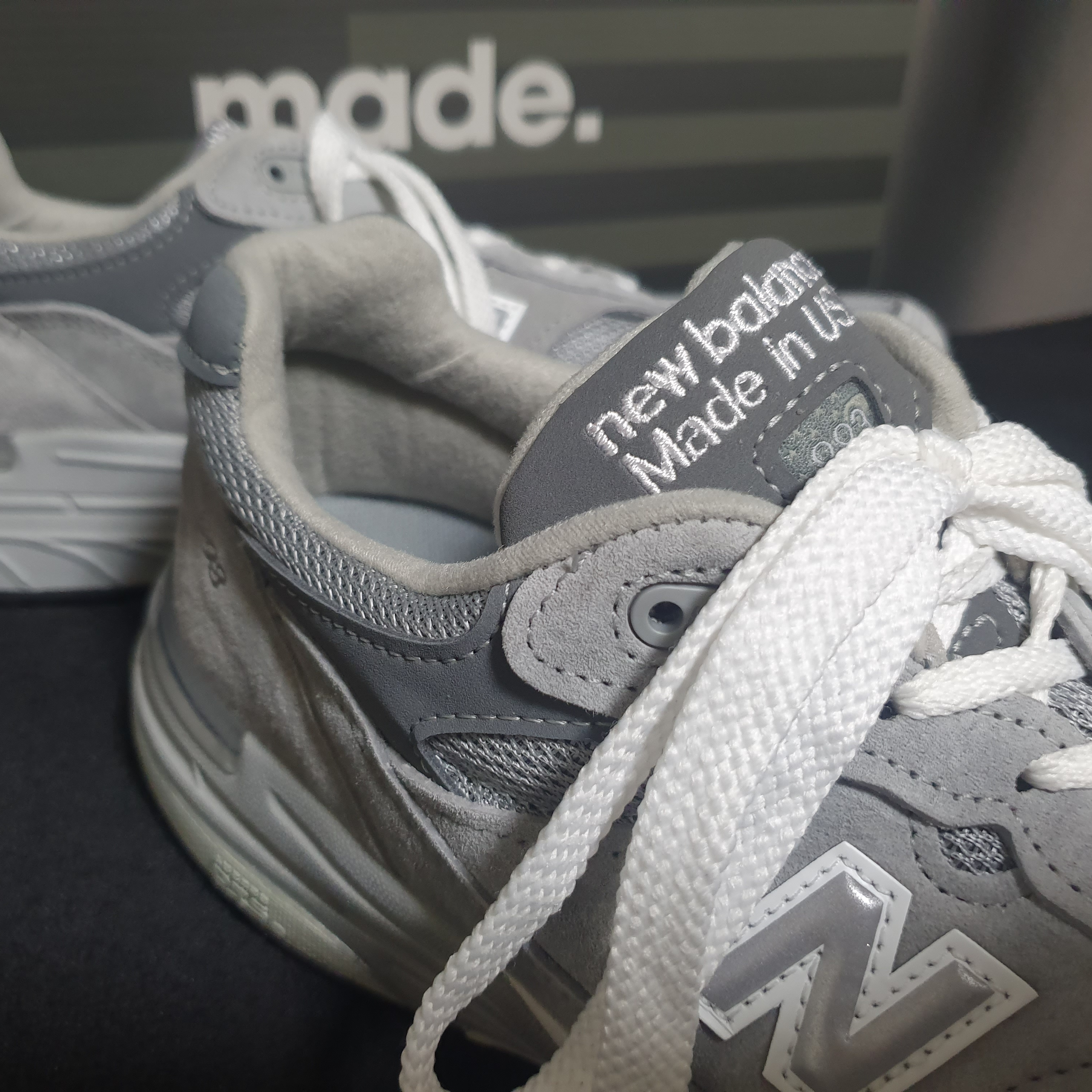New Balance 993 Made in USA Grey - D Standard, (W) New Balance 993 Made in USA Grey - B Standard 착용 스타일